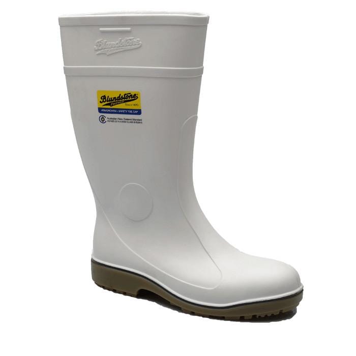 blundstone white gumboot