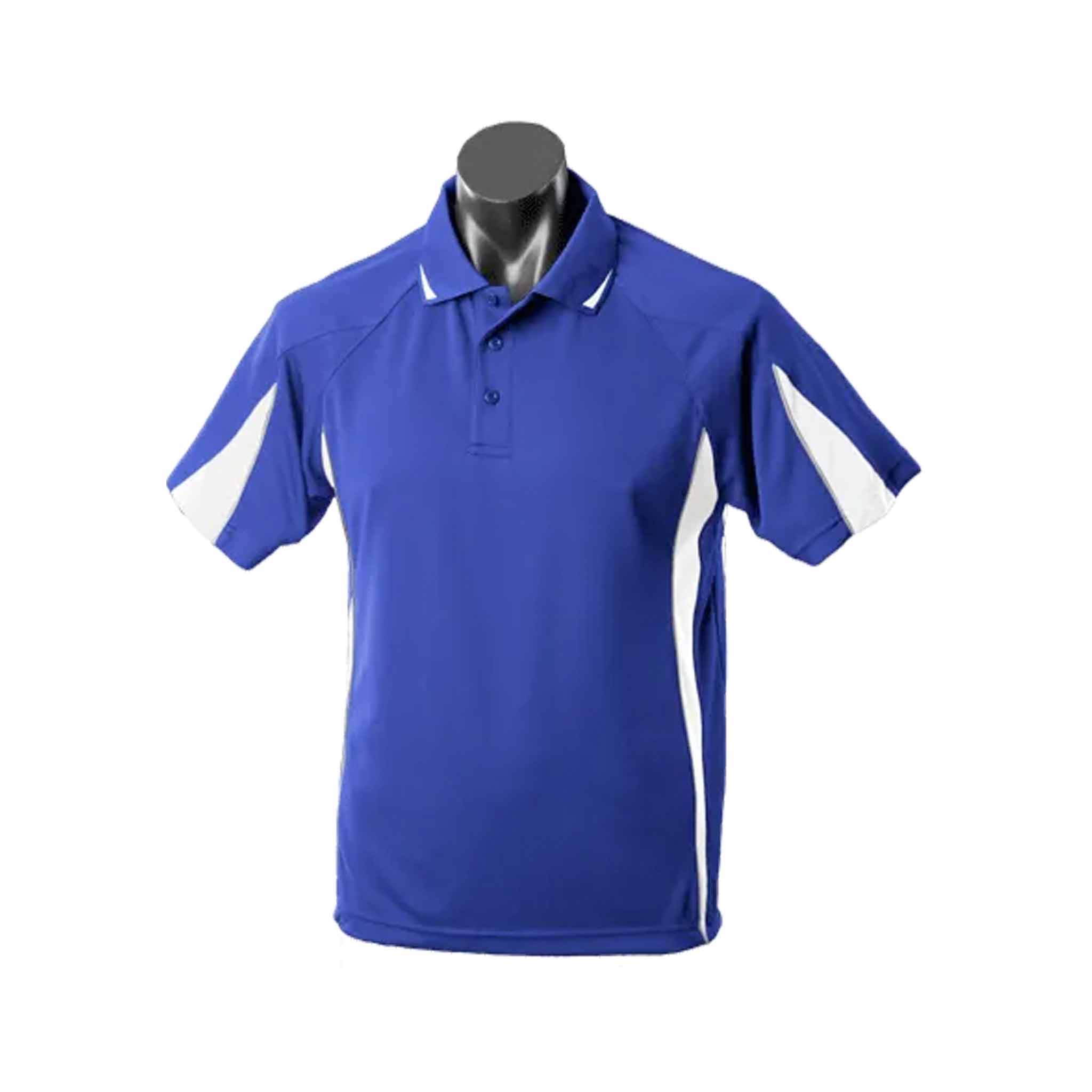 aussie pacific eureka mens polo in royal white