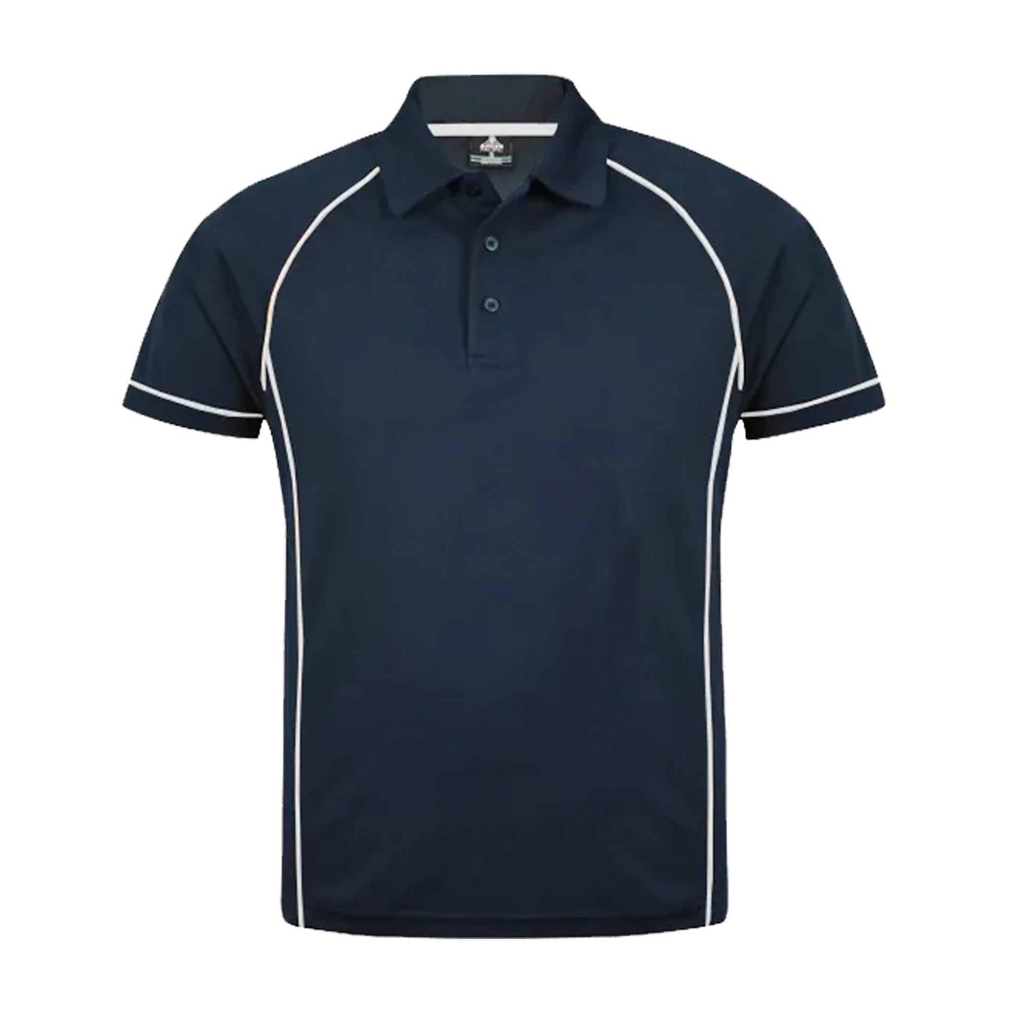 aussie pacific endeavour polo in navy white