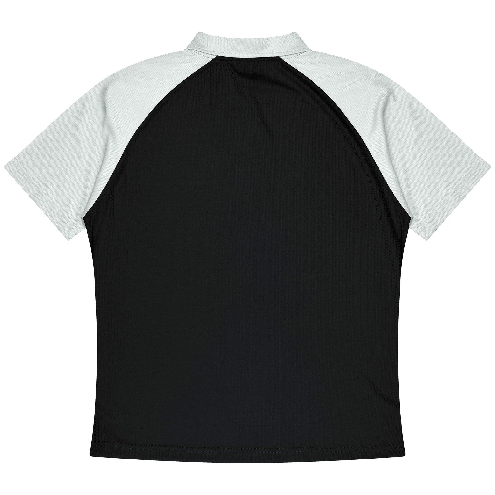 manly kids polo in black white