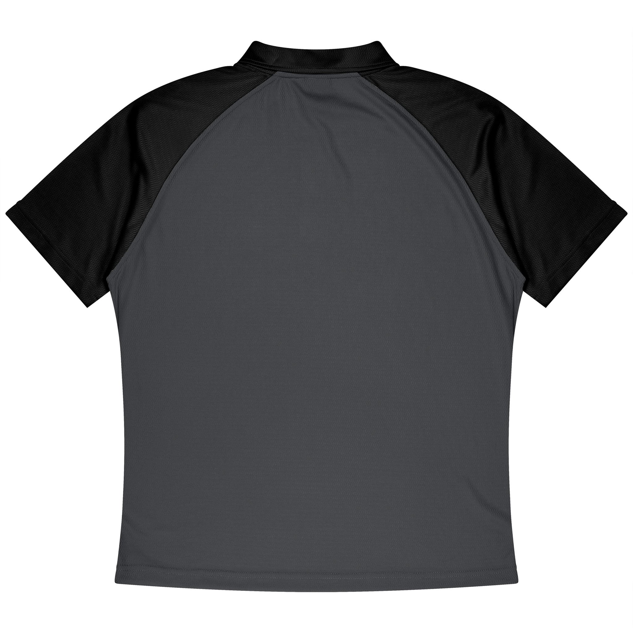 aussie pacific manly mens polo in charcoal black