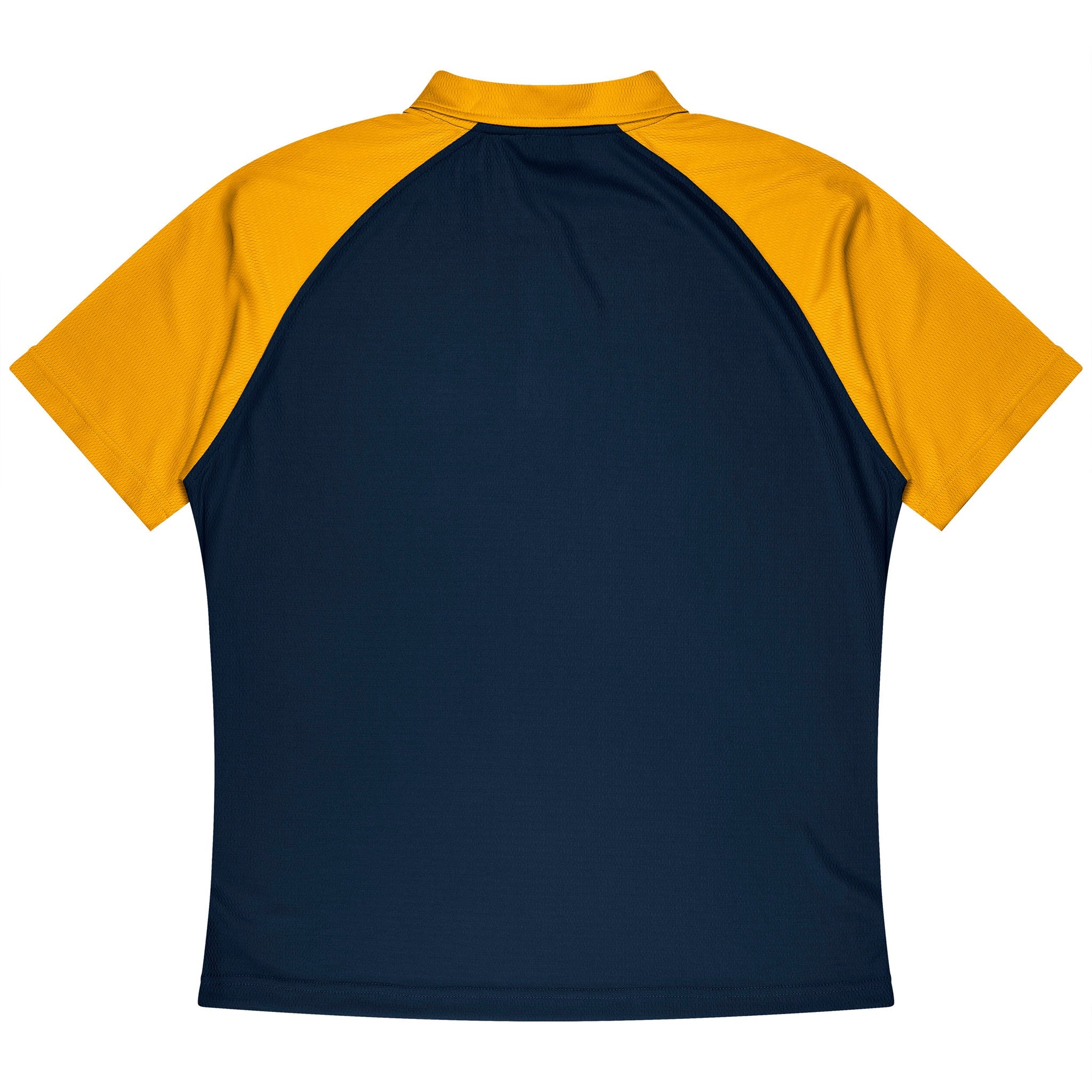 aussie pacific manly mens polo in navy gold