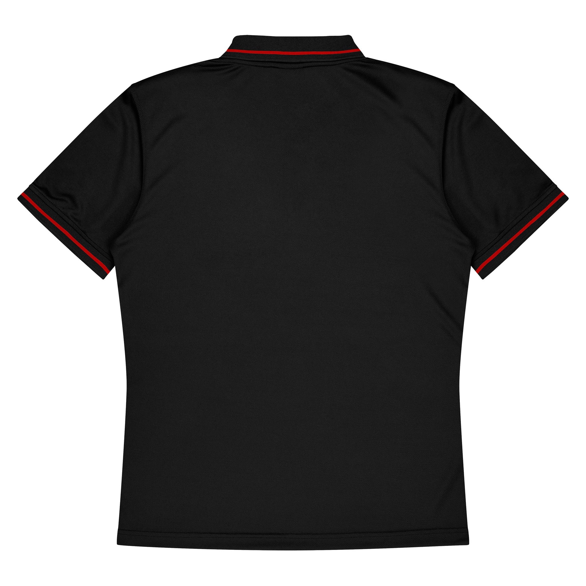 cottesloe kids polo in black red