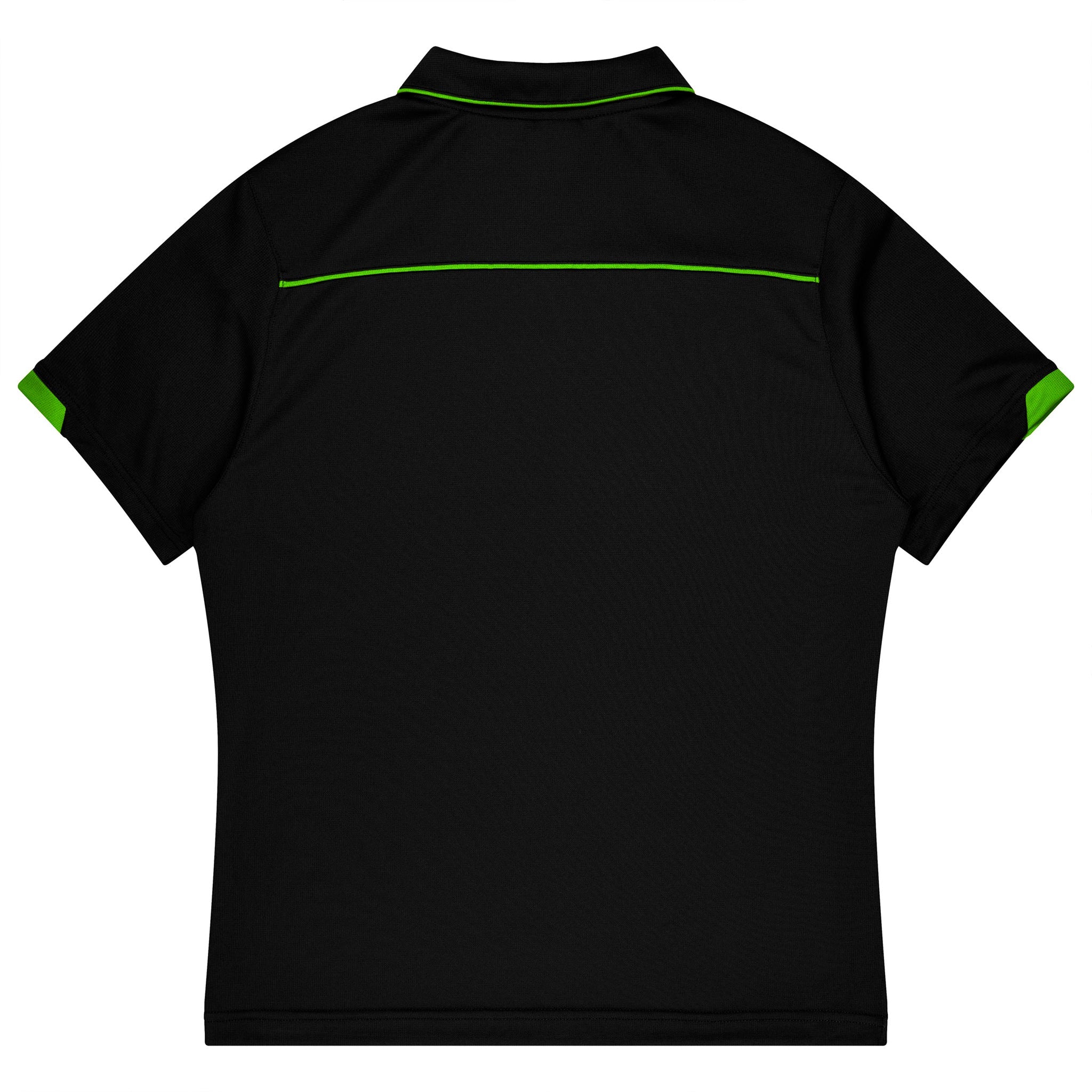 aussie pacific currumbin mens polos in black kawa green