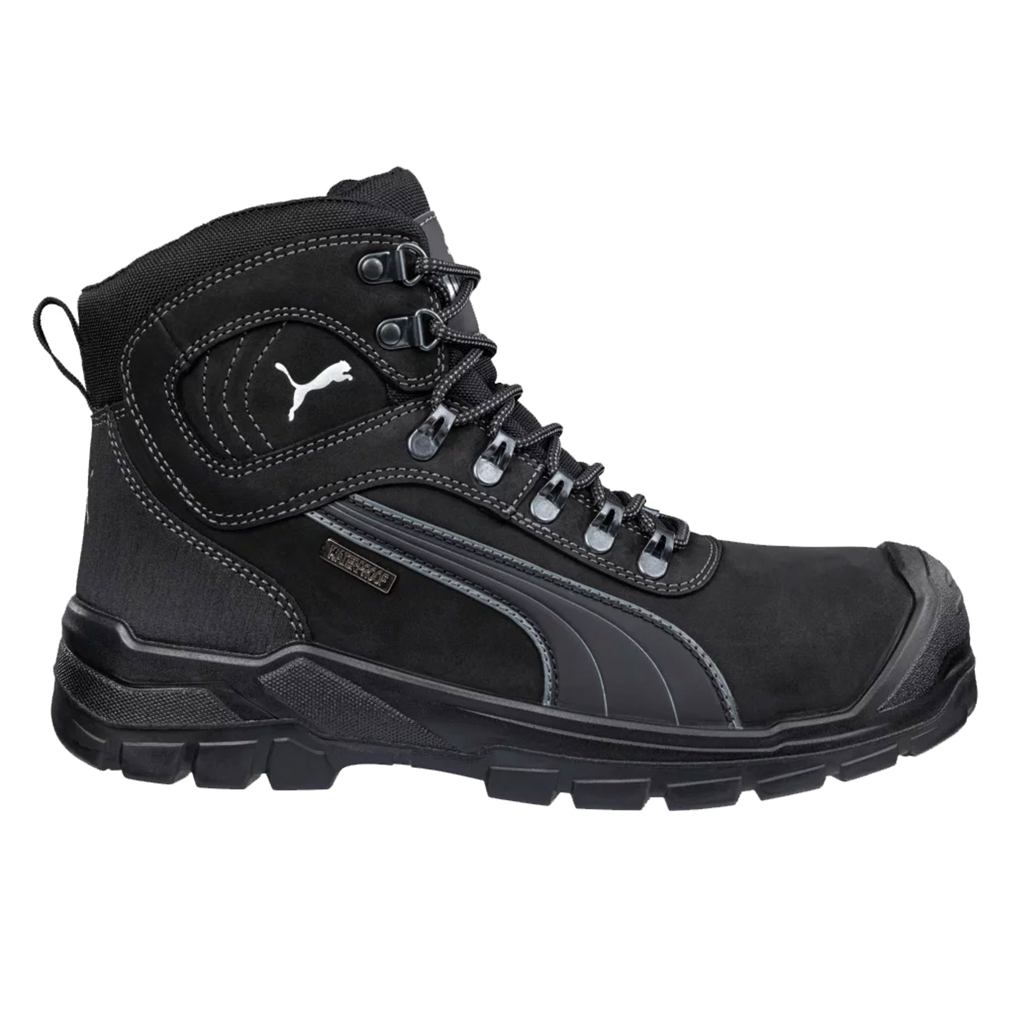 puma sierra nevada mid zip boot in black
