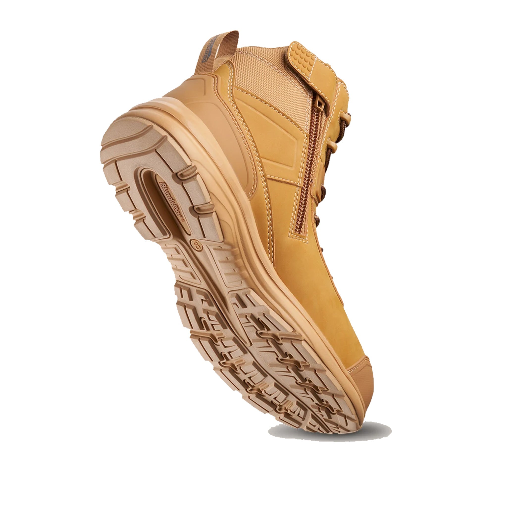 blundstone safety hiker in wheat