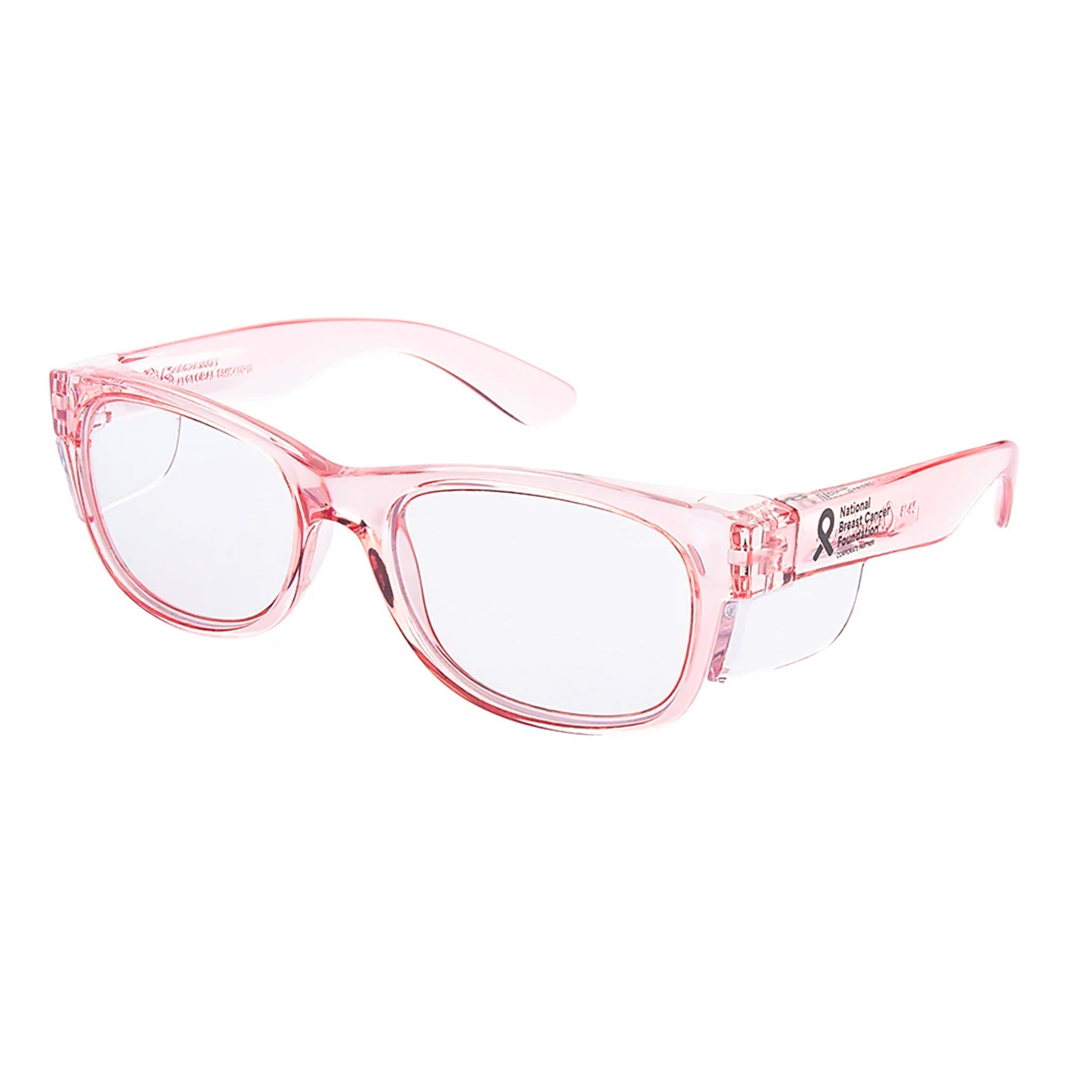safestyle classics pink frame with clear uv400 lens
