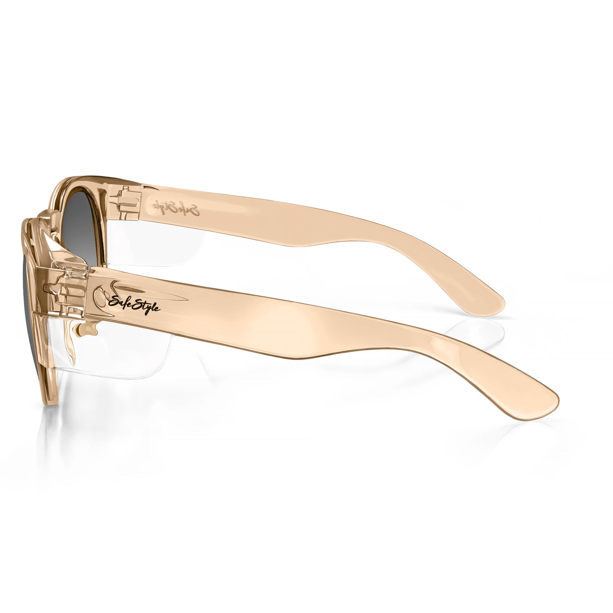 safestyle cruisers champagne lens safety glasses with uv400 tinted lens
