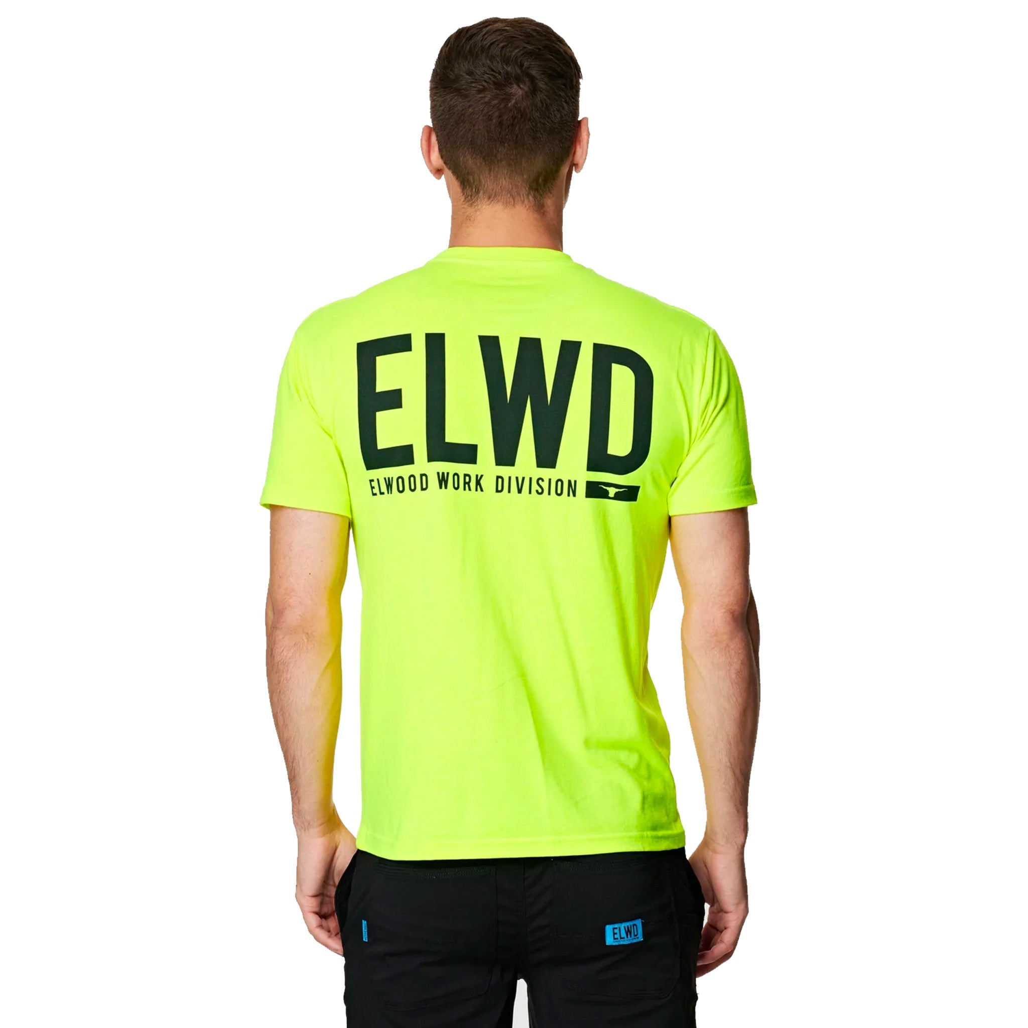 elwd hi vis yellow tee