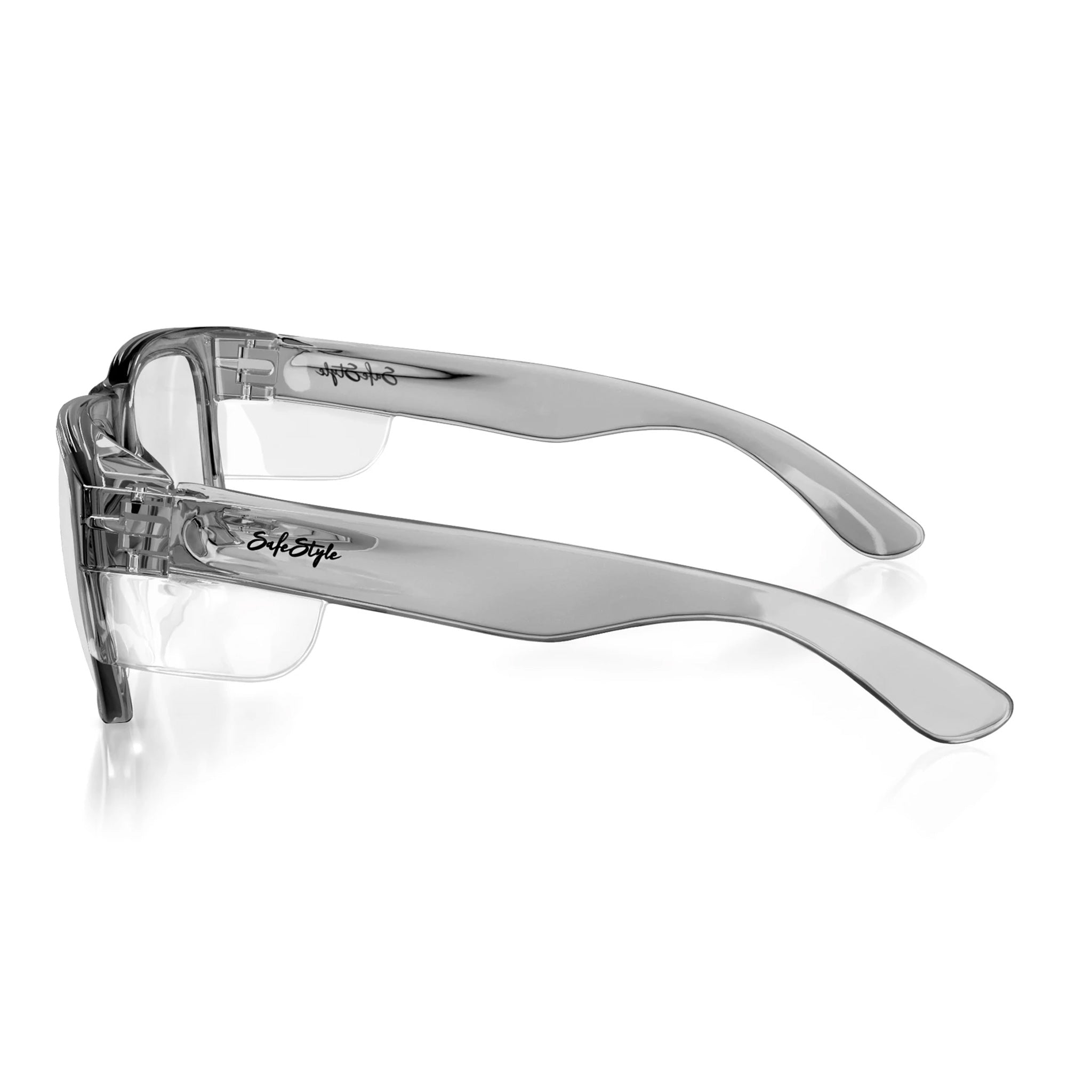 safestyle fusions graphite frame safety glasses with clear lens