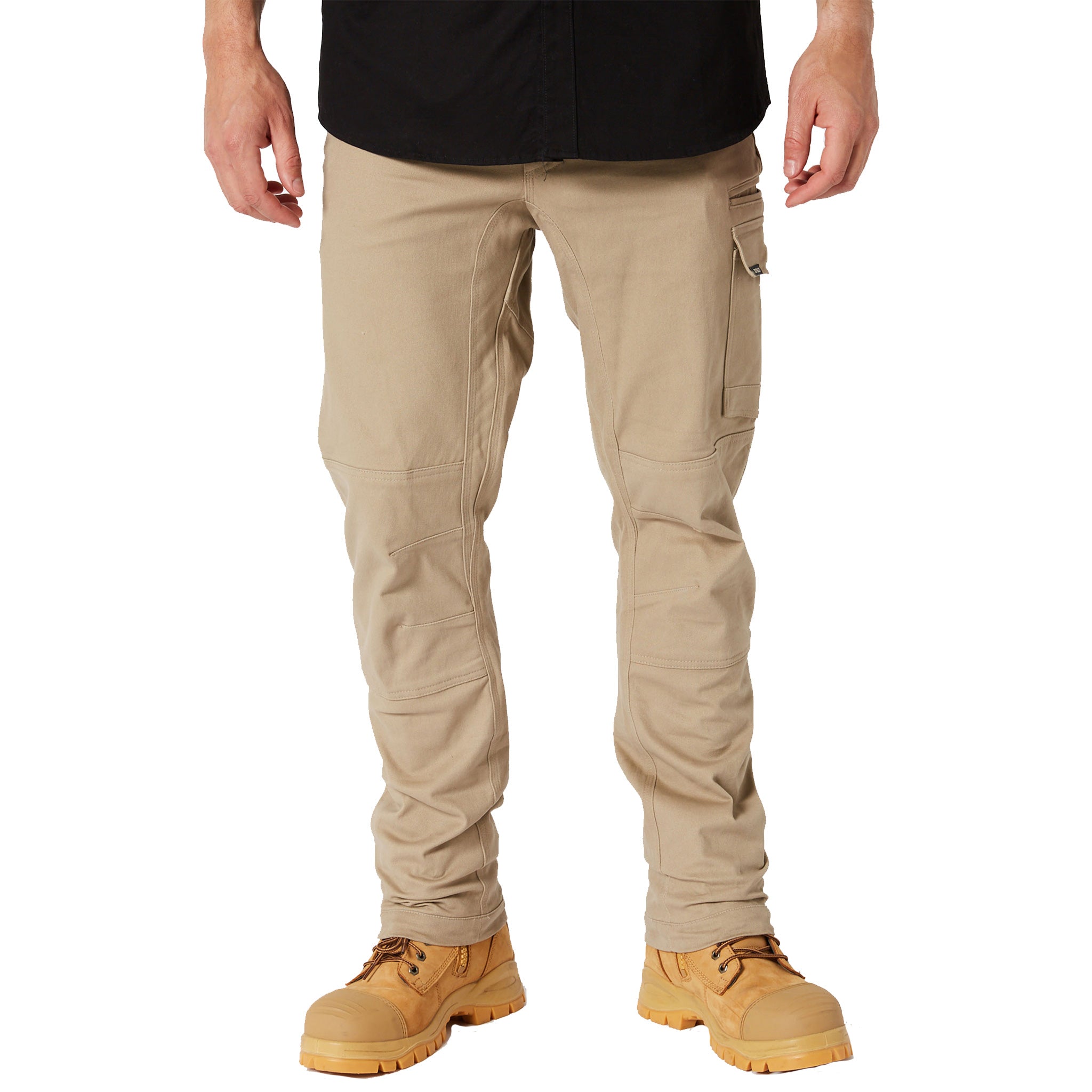 jet pilot fueled utility pant in khaki