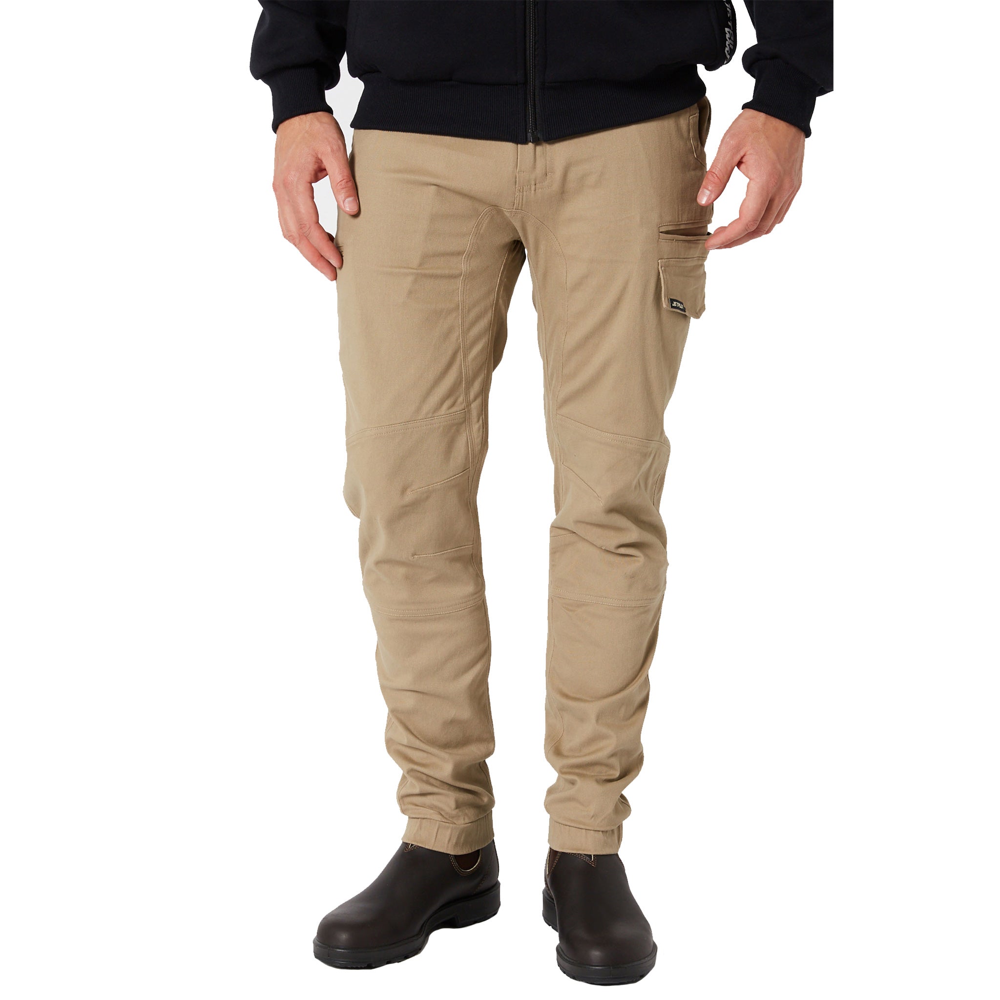 jetpilot fueled cuff pant in khaki
