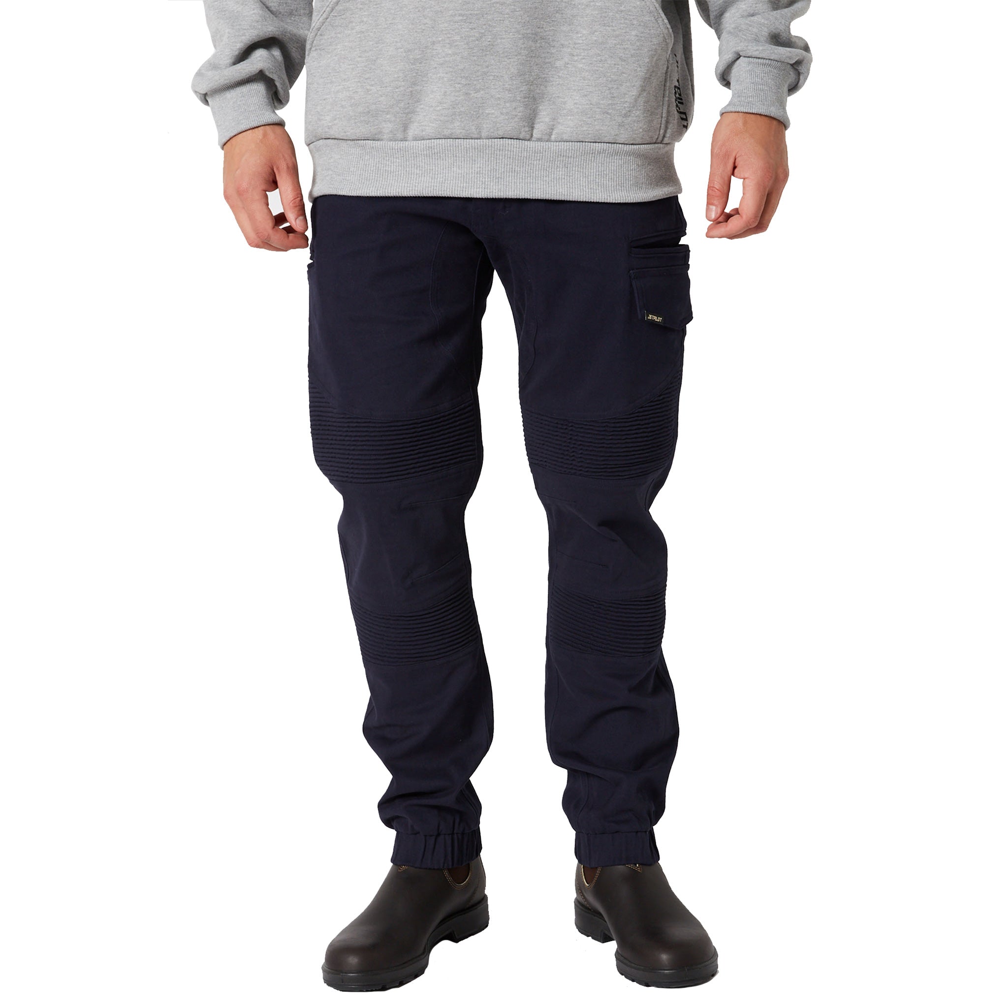jetpilot fueled corrugated stretch pant in navy