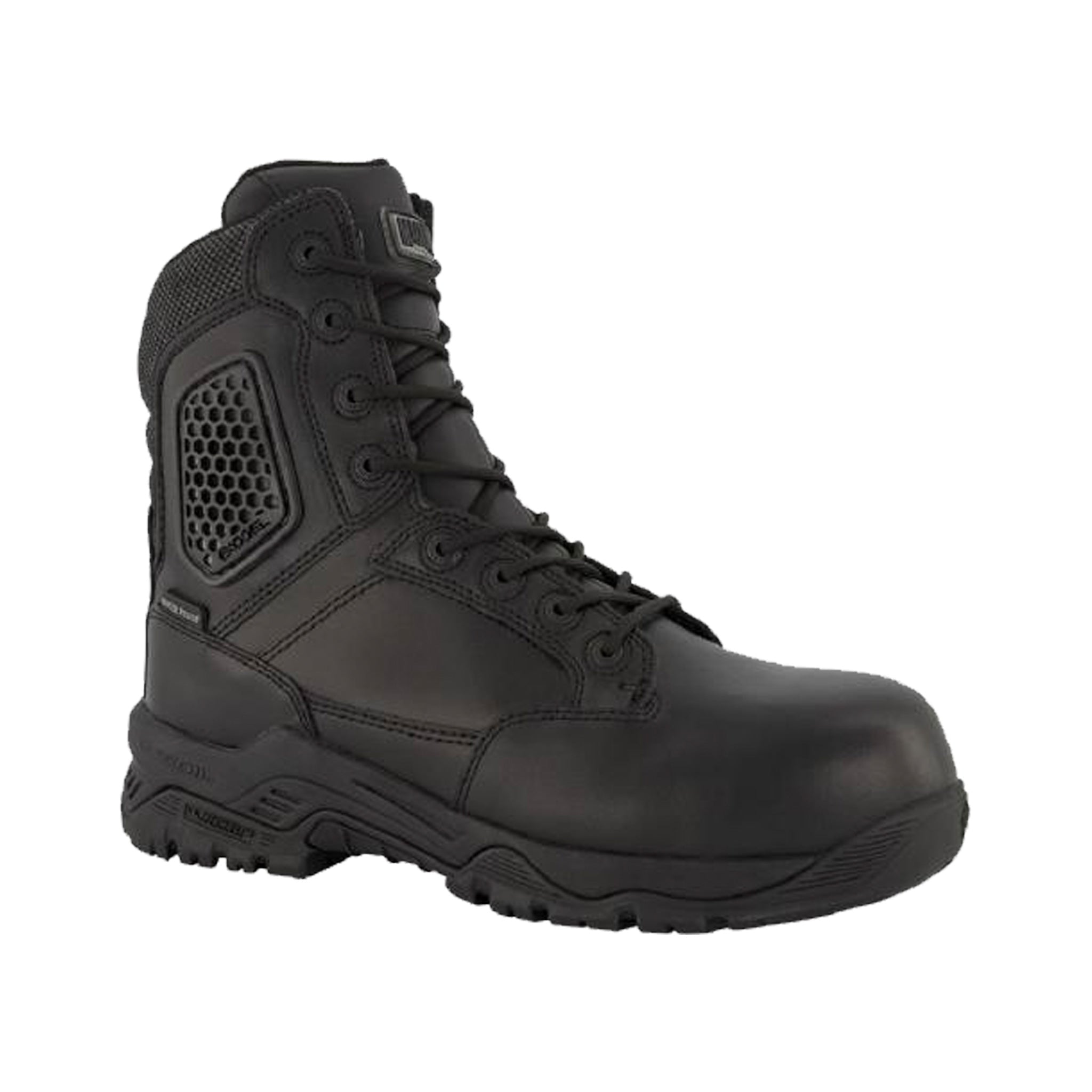 magnum boot strike force 8.0 leather side zip composite toe