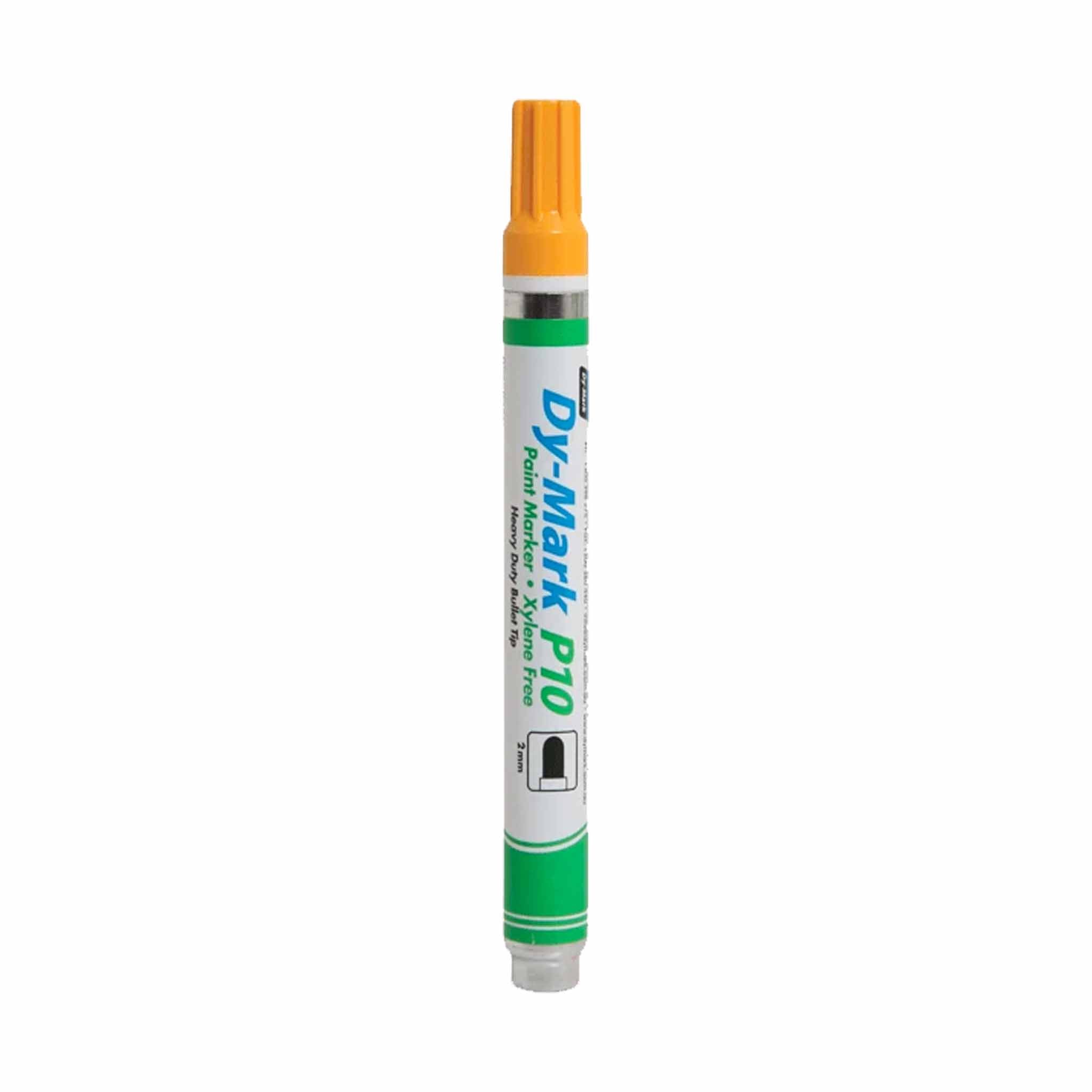 yellow dymark paint marker