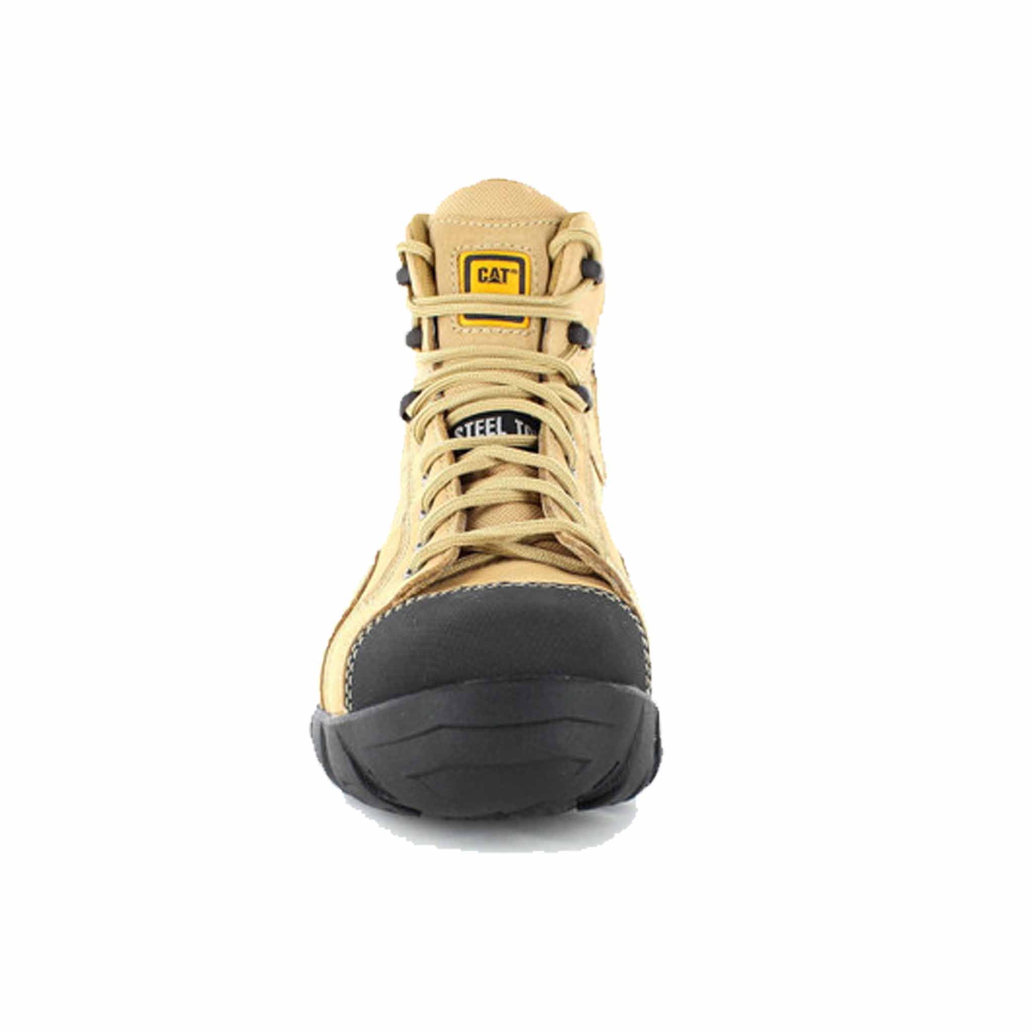 cat honey argon work boot front view