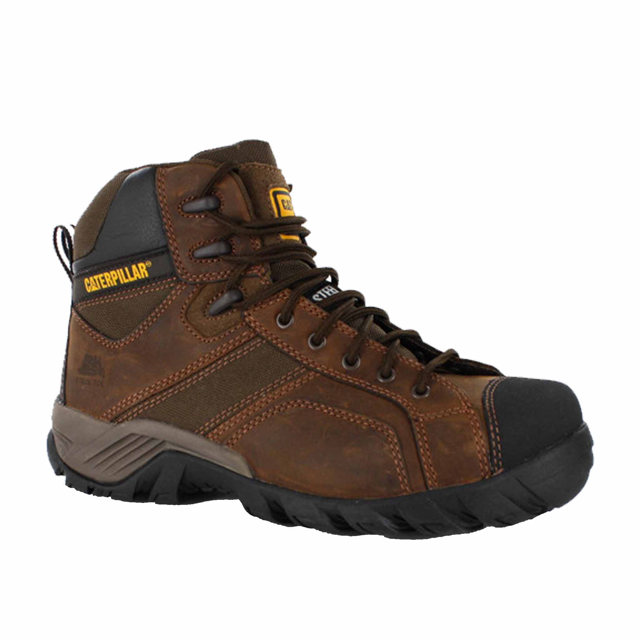 cat argon brown work boot