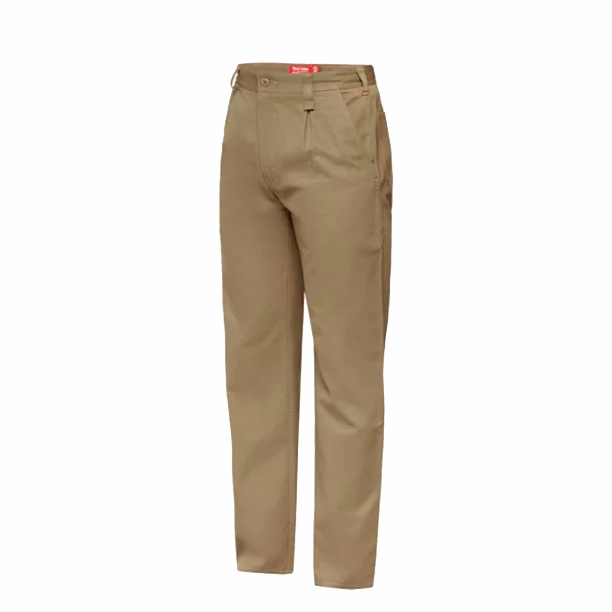 khaki foundations cotton drill pant