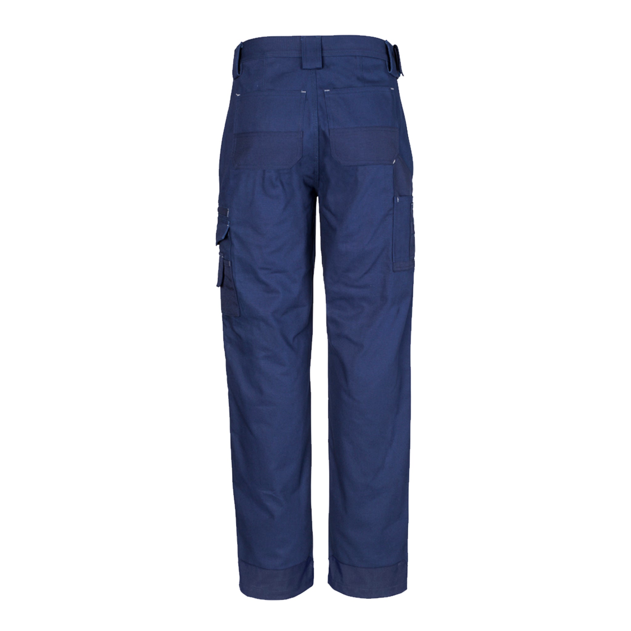 back of cordura duckweave pant in blue
