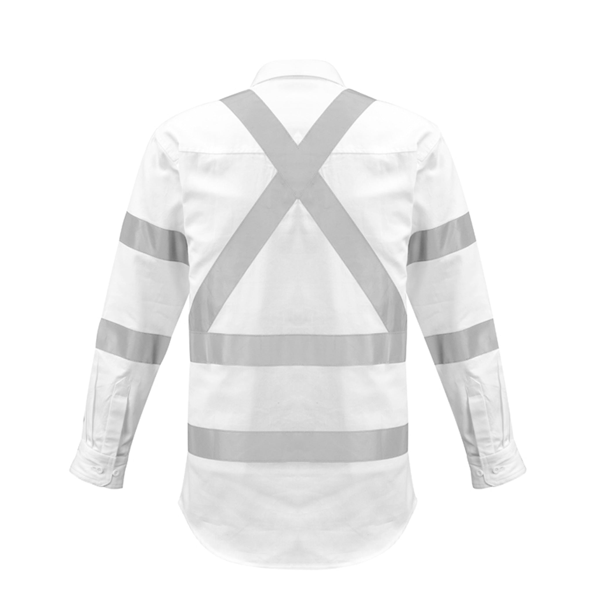 bio motion x back taped shirt white