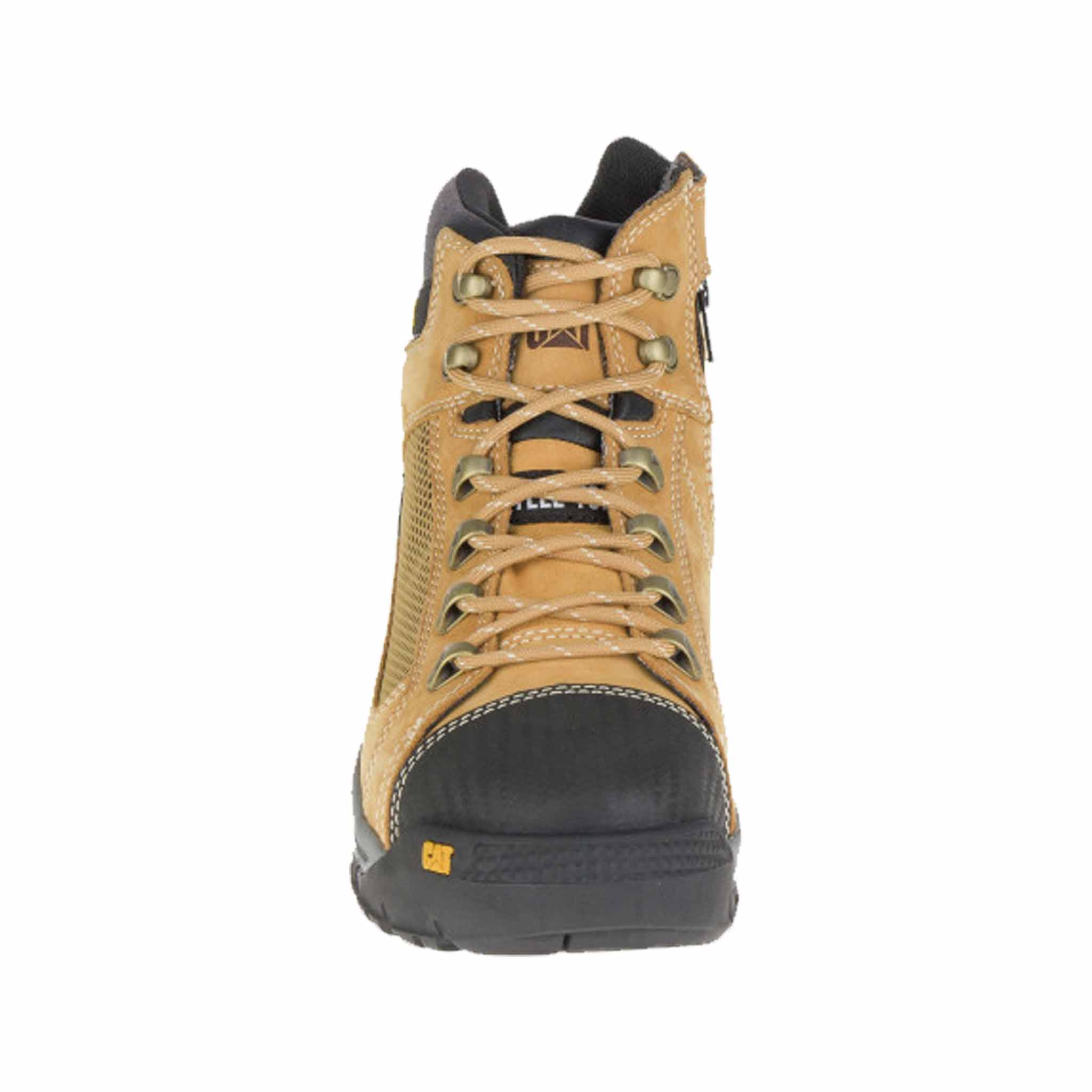 cat honey convex work boot front view