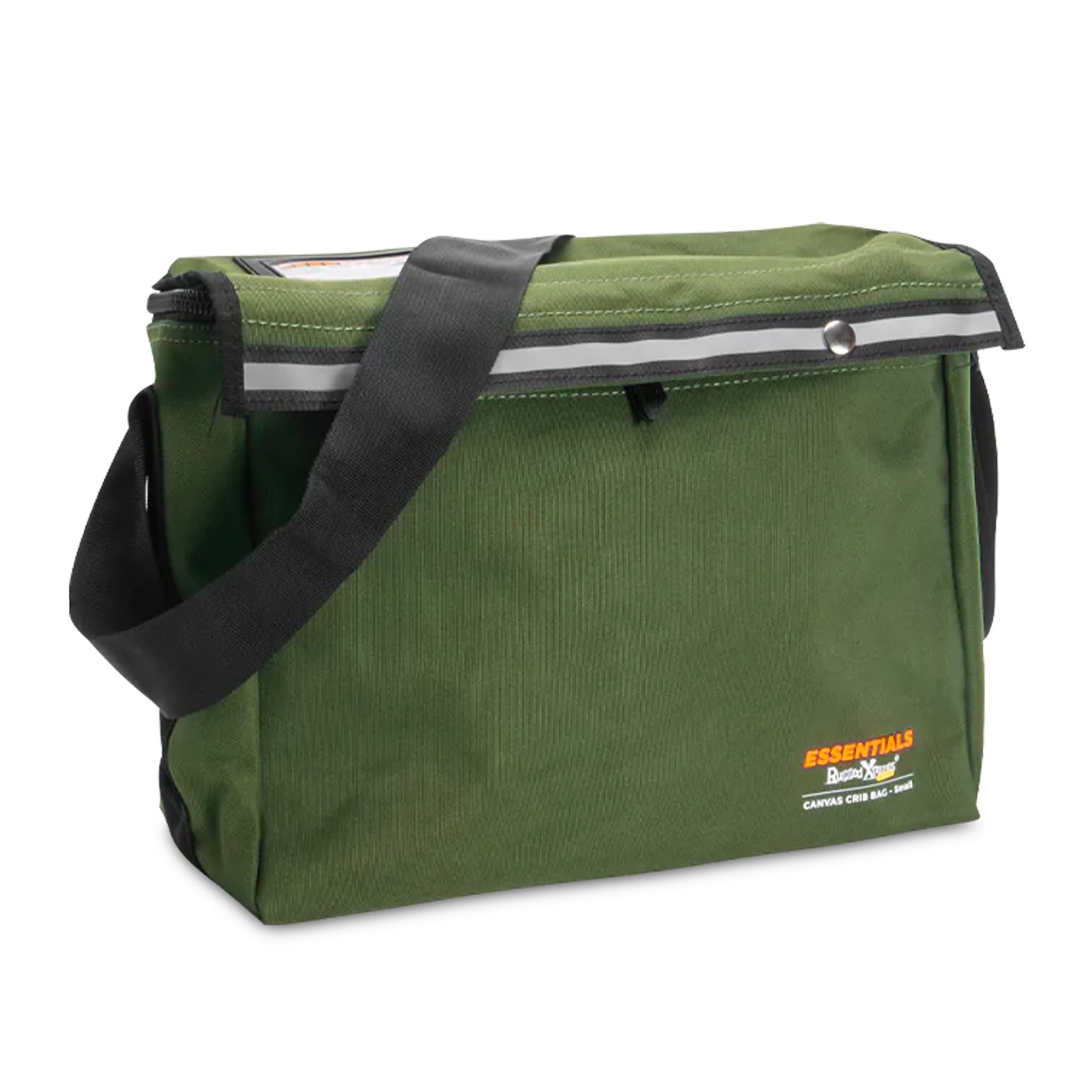 rugged xtremes green small canvas crib bag