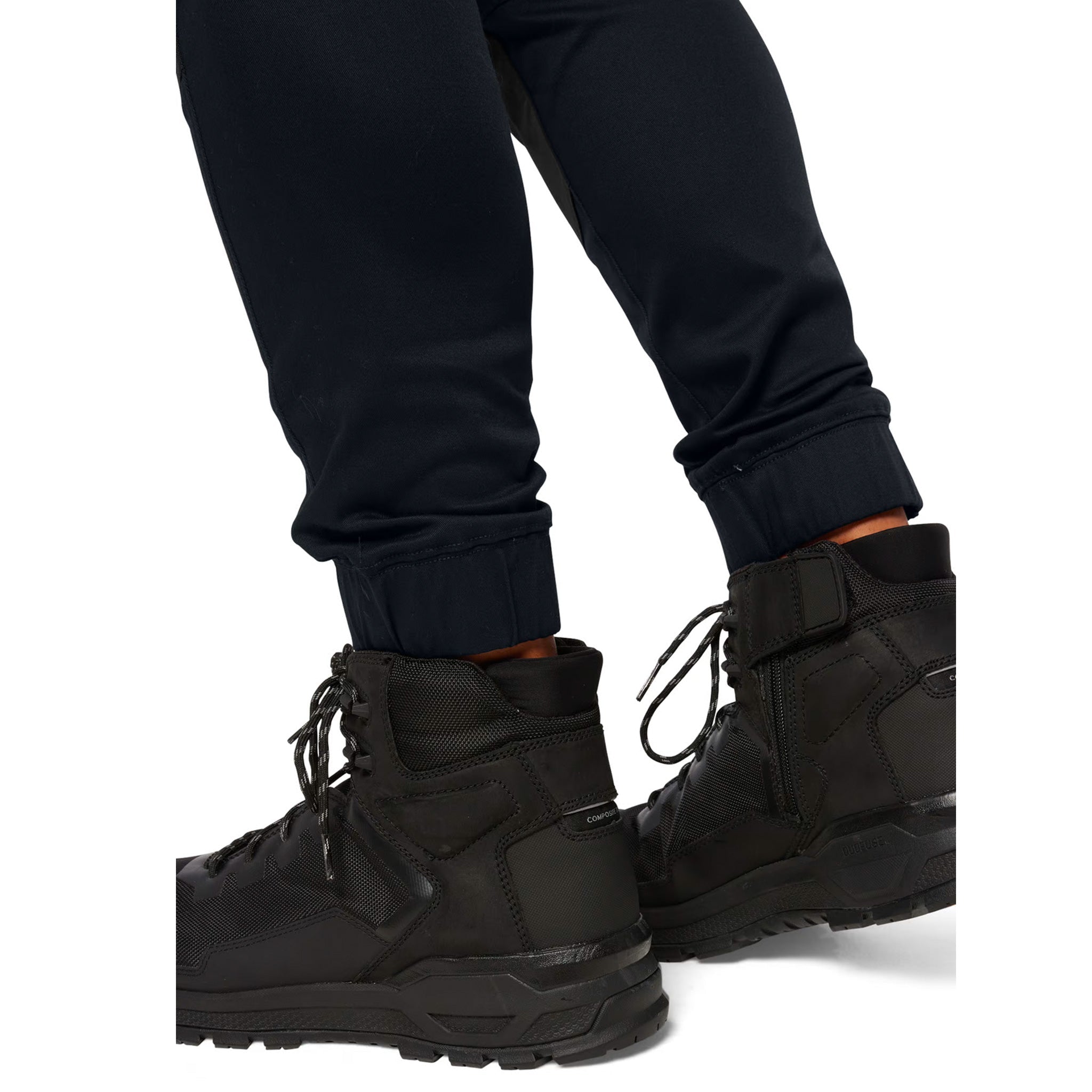 cat workwear cuffed dynamic pant in black