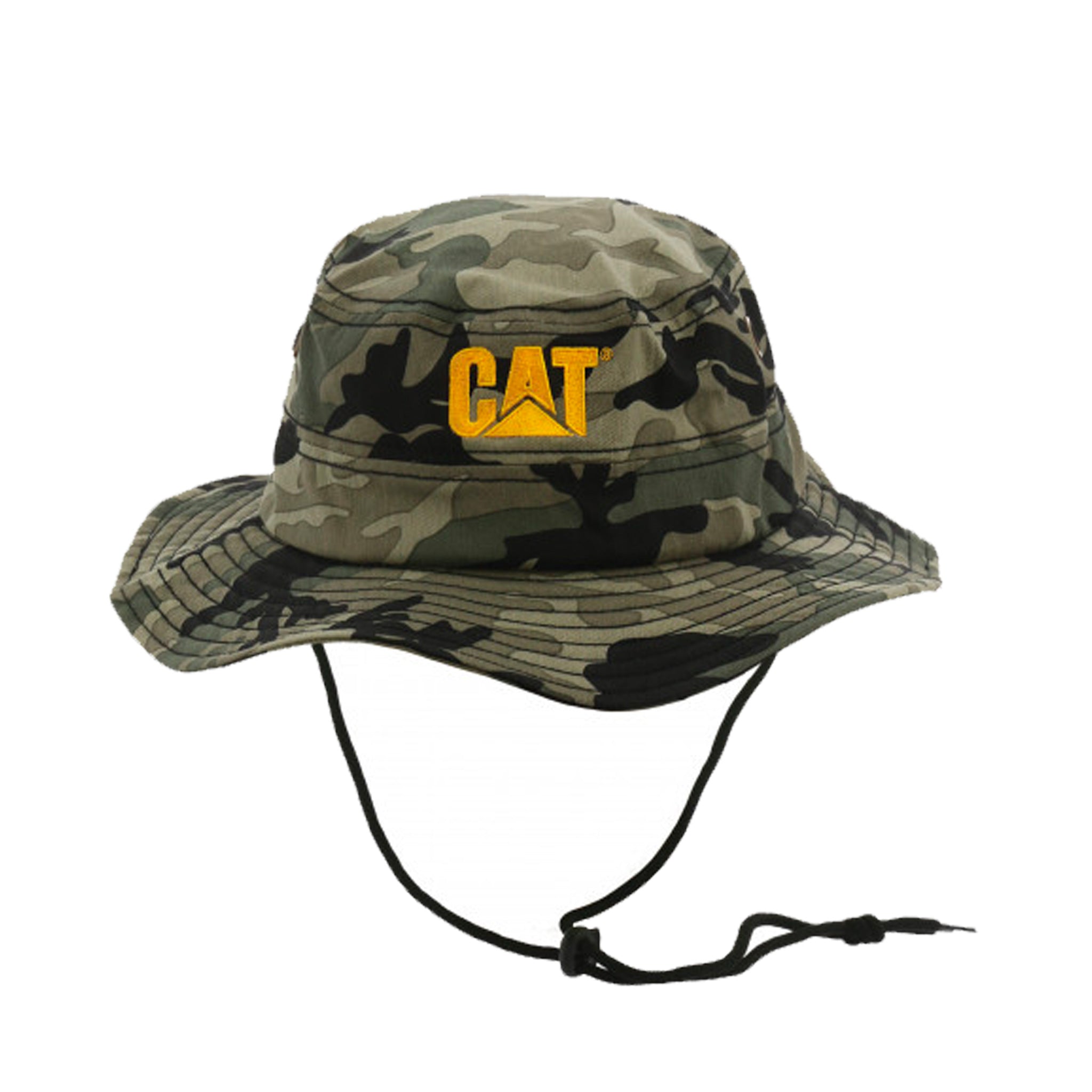 cat workwear trademark safari cap in night camouflage