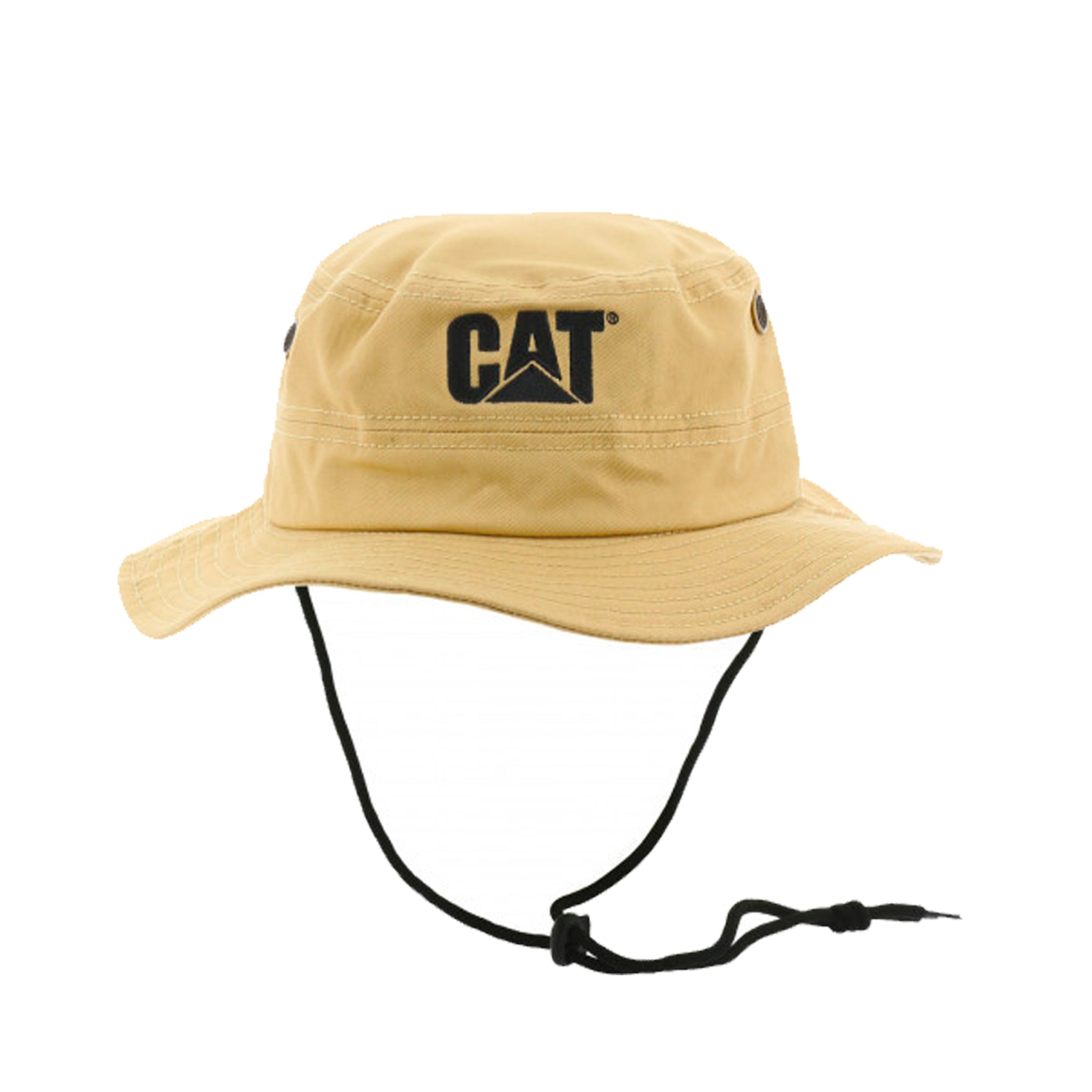 cat workwear trademark safari cap in khaki