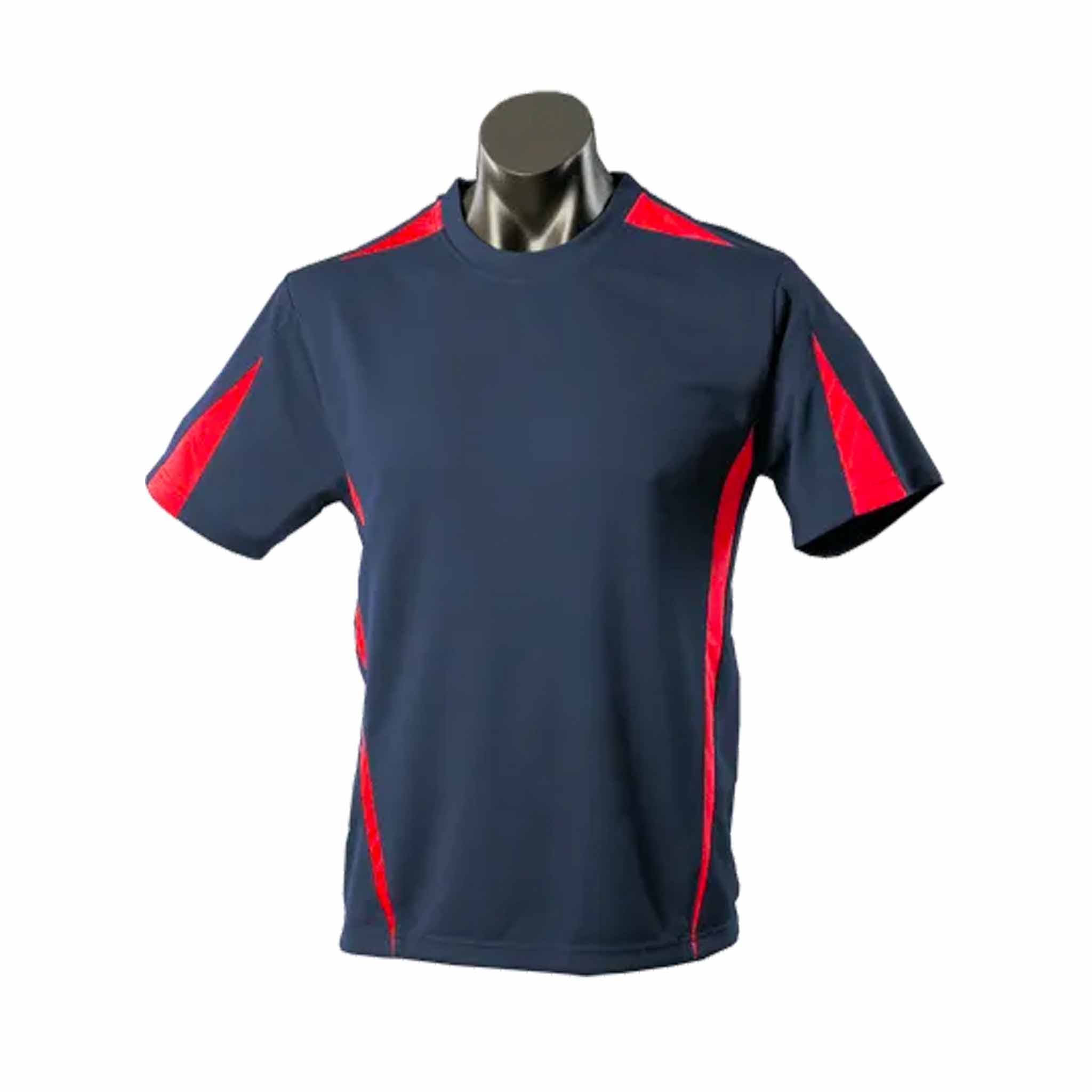 aussie pacific eureka mens tee in navy red