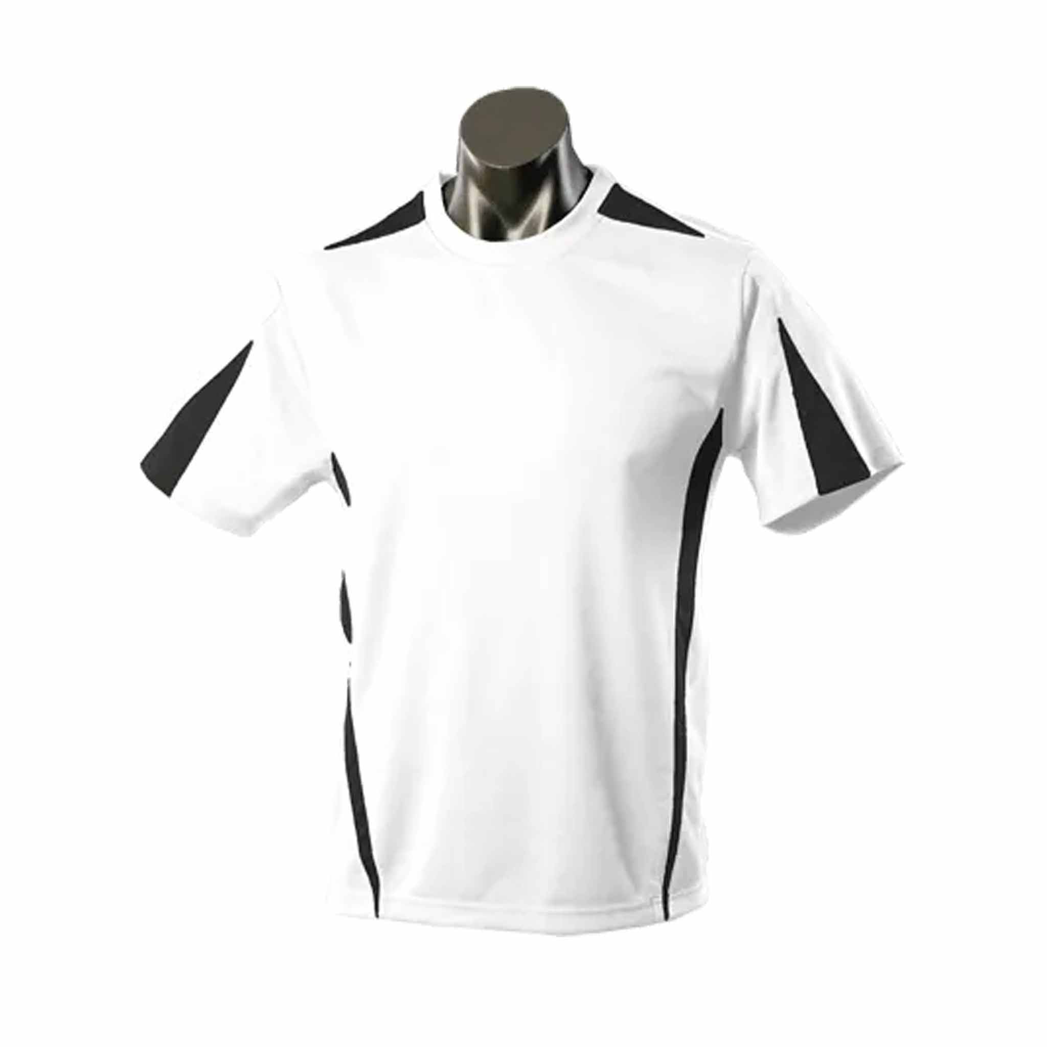 aussie pacific eureka mens tee in white black