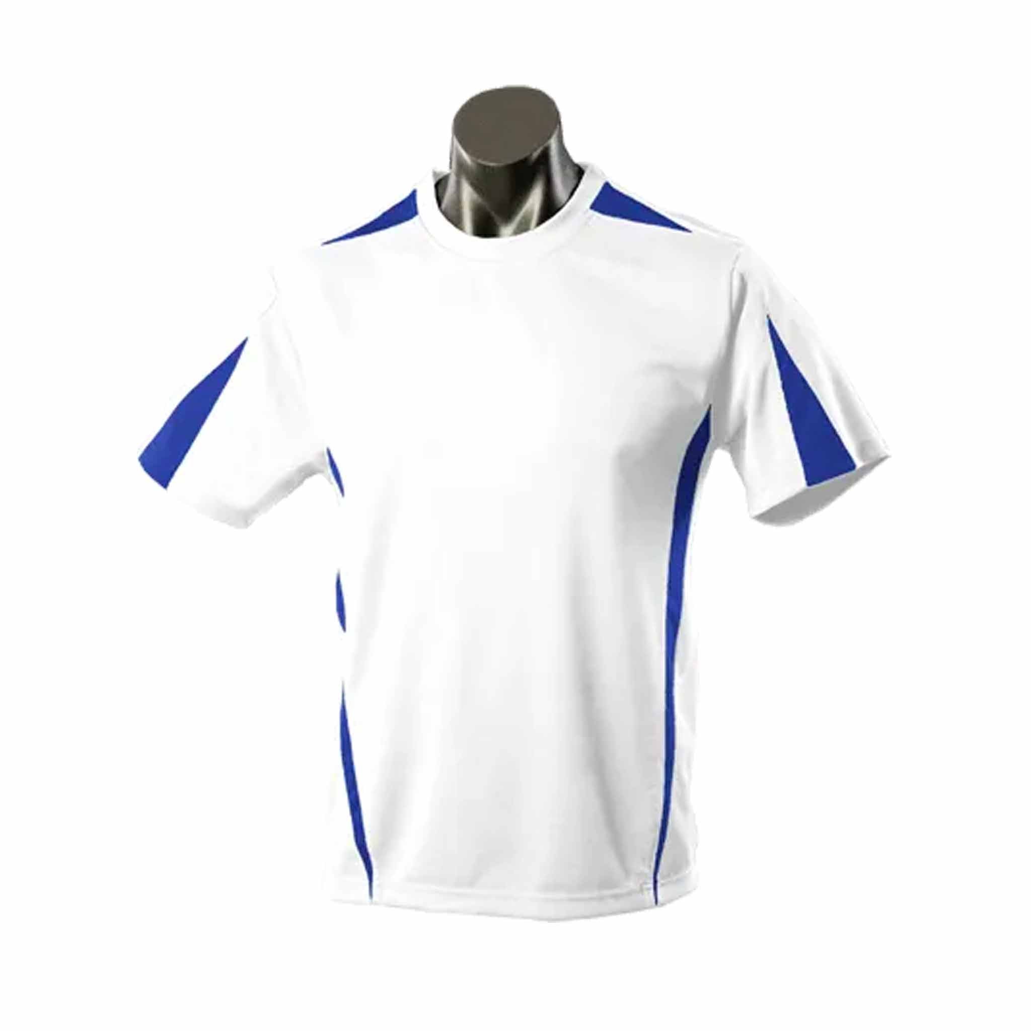 aussie pacific eureka mens tee in white royal