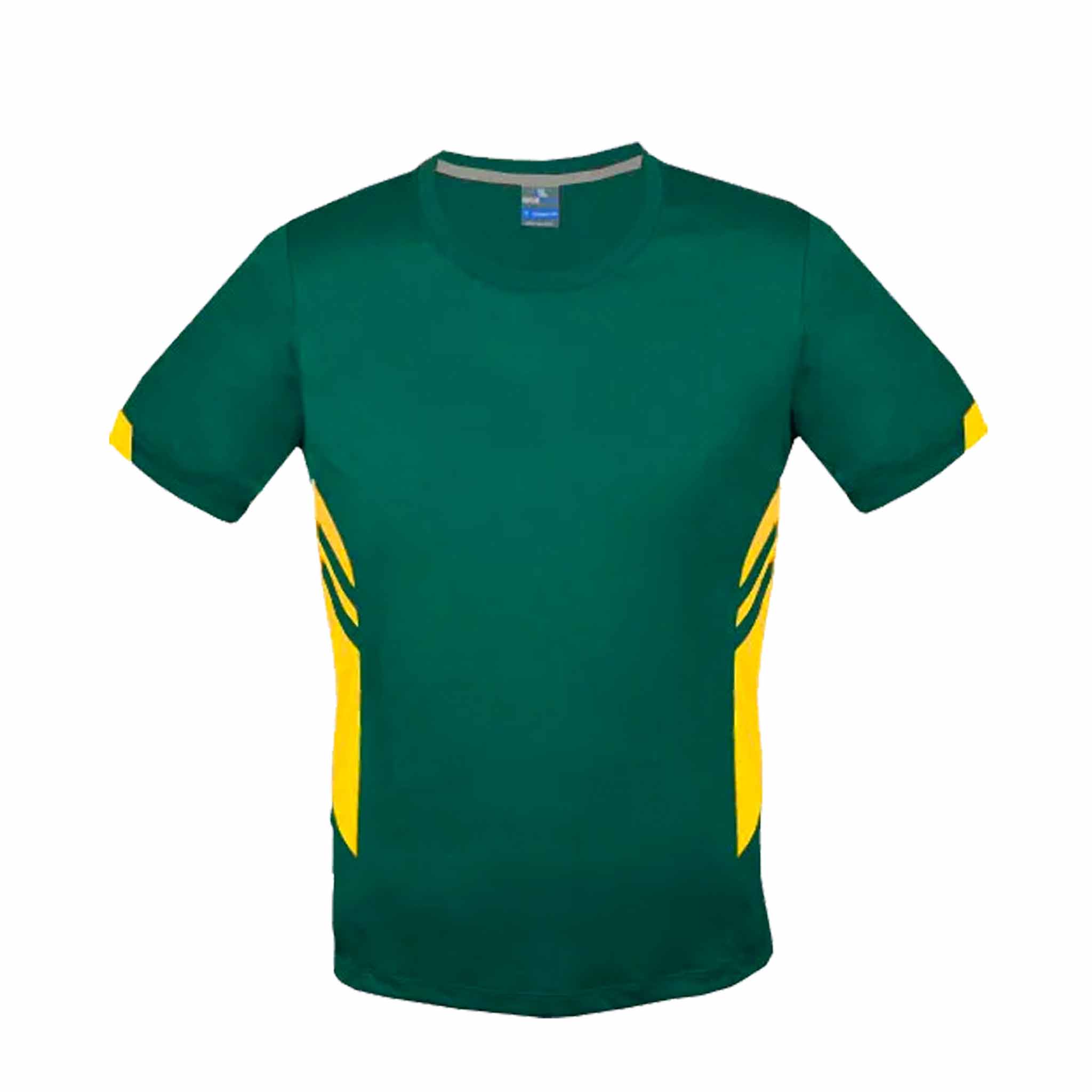 aussie pacific tasman tee in bottle gold