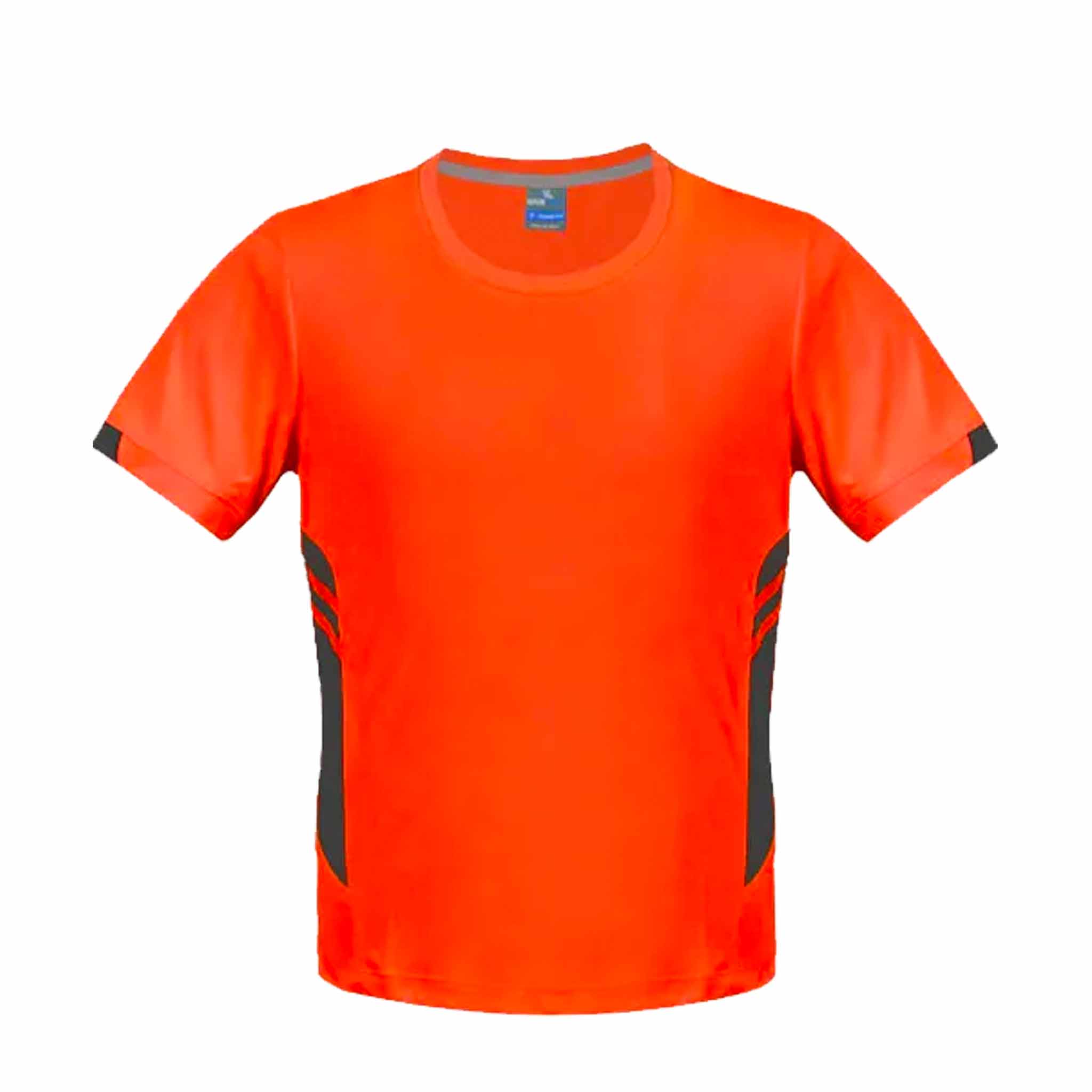 aussie pacific tasman tee in neon orange slate