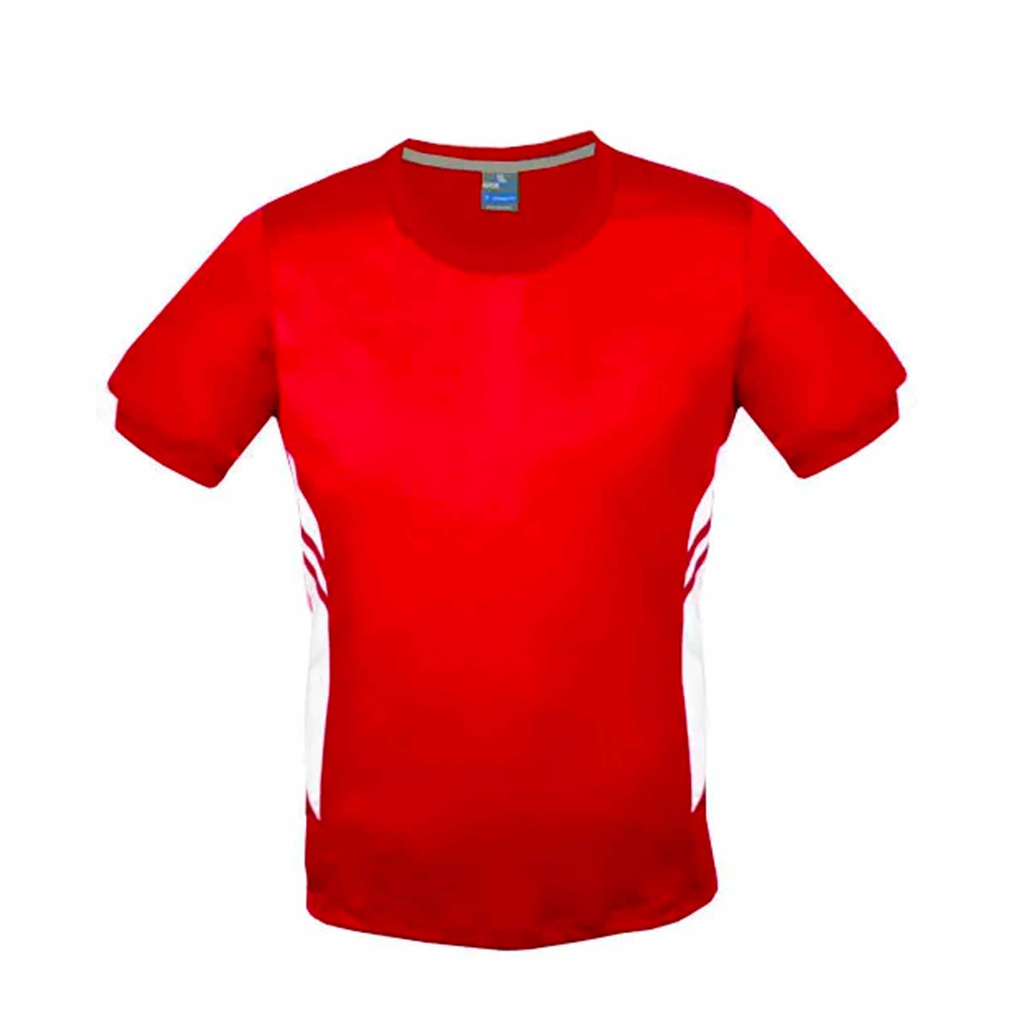 aussie pacific tasman tee in red white