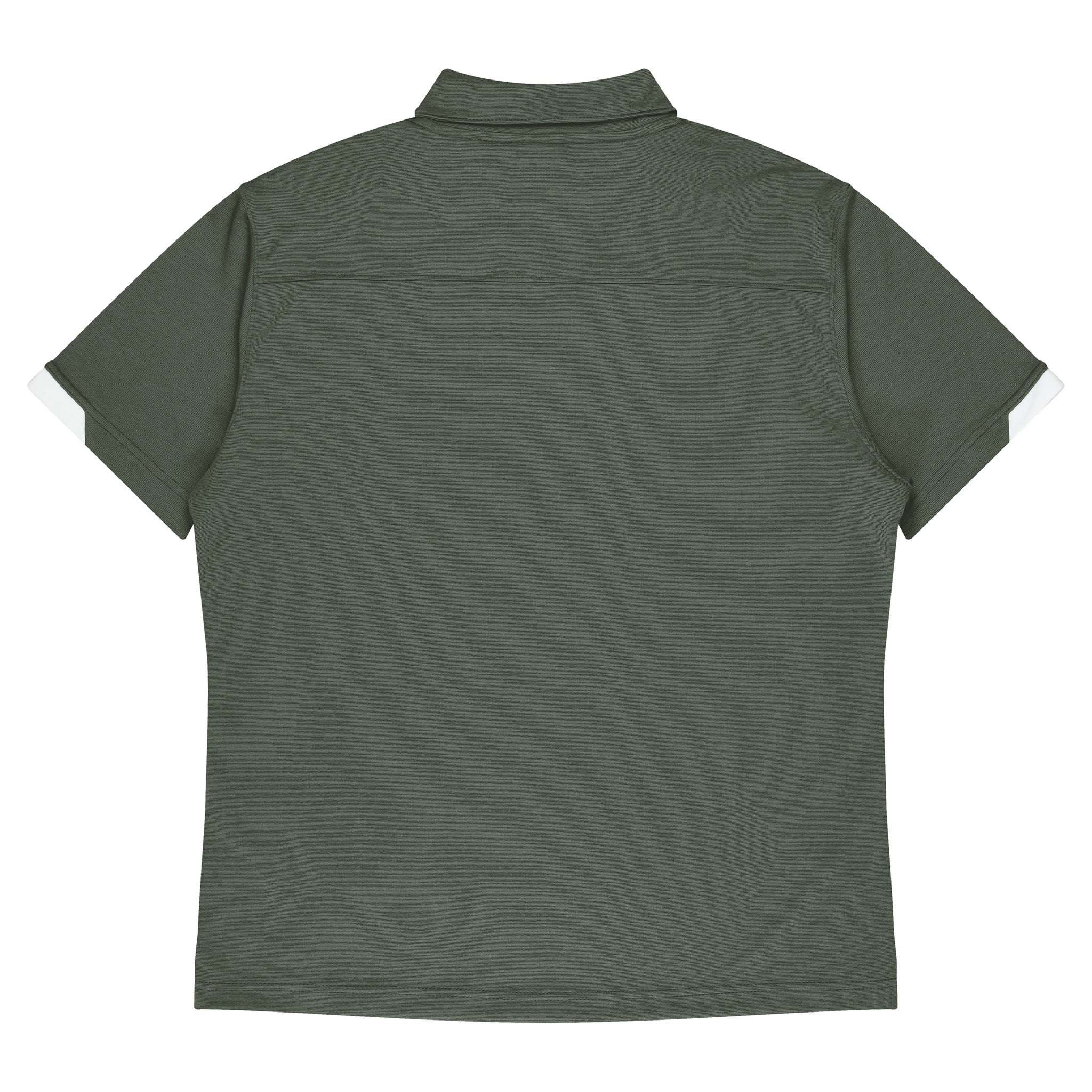 aussie pacific morris mens polo in army green white