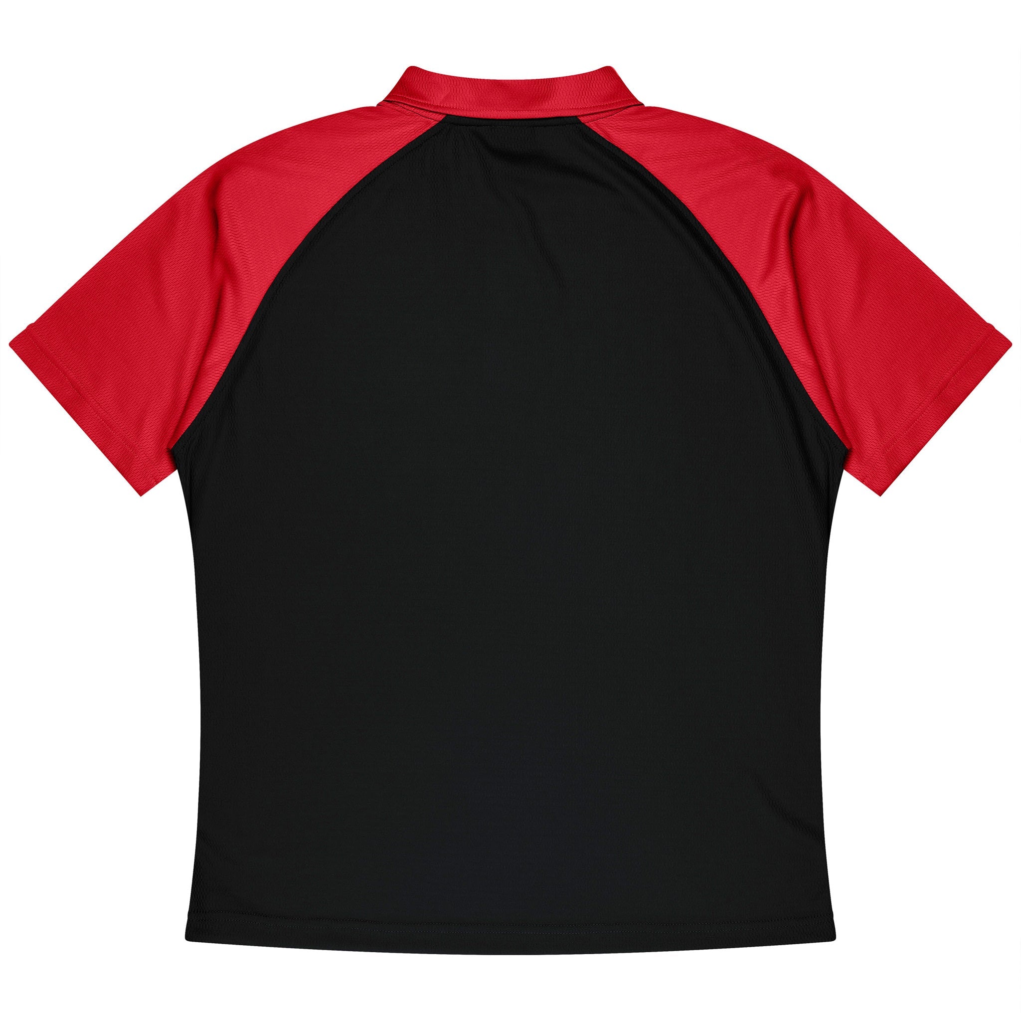 aussie pacific manly mens polo in black red