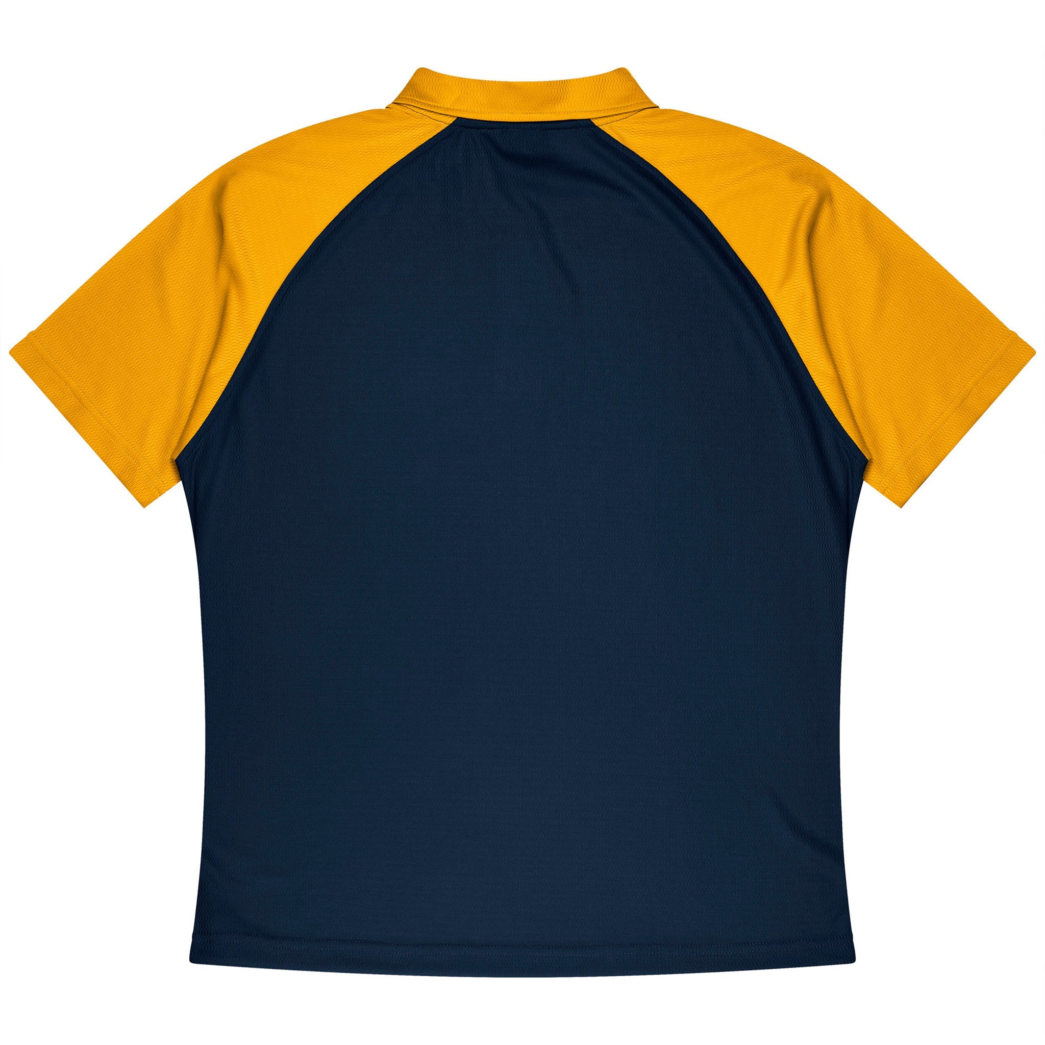 manly kids polo in navy gold