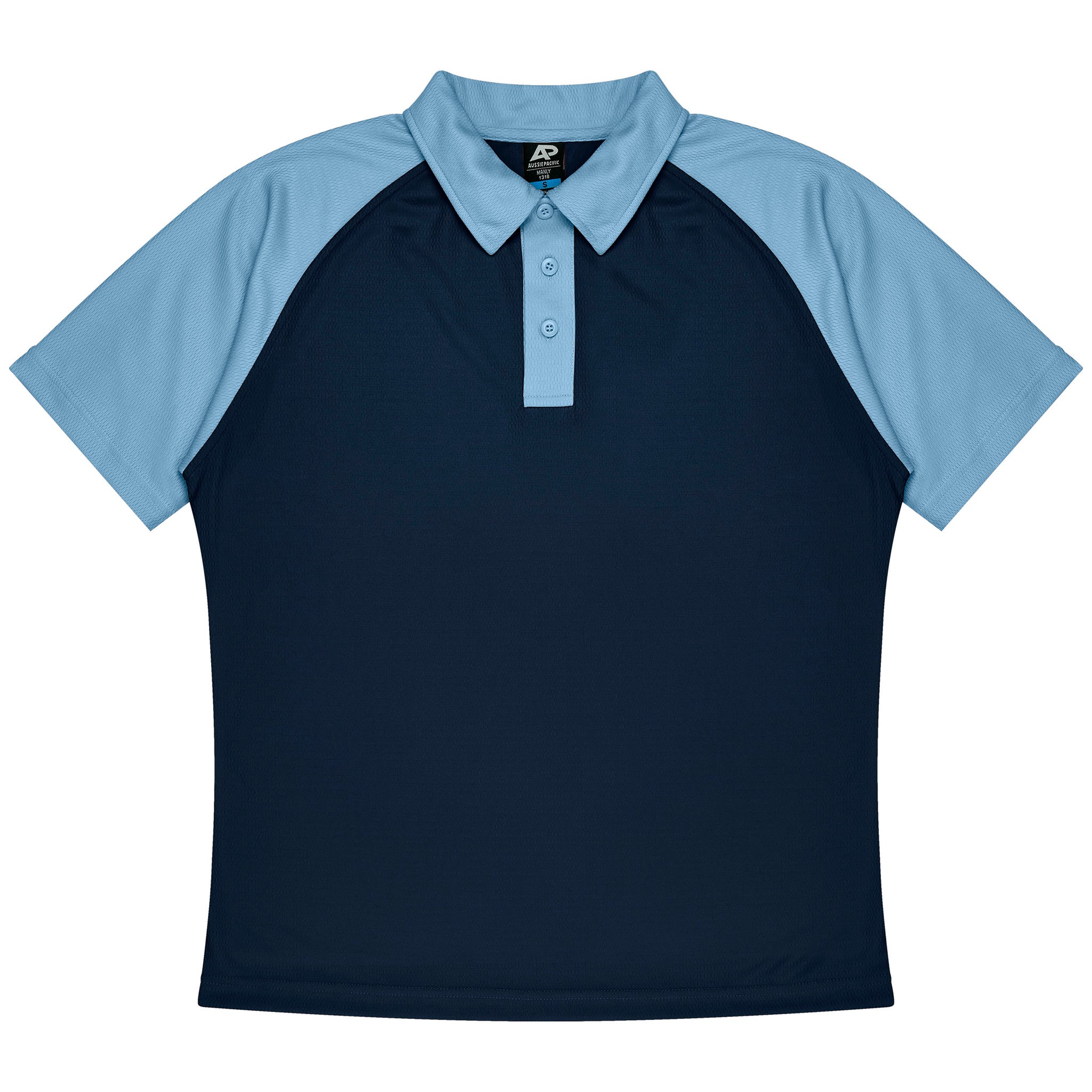 manly kids polo in navy sky