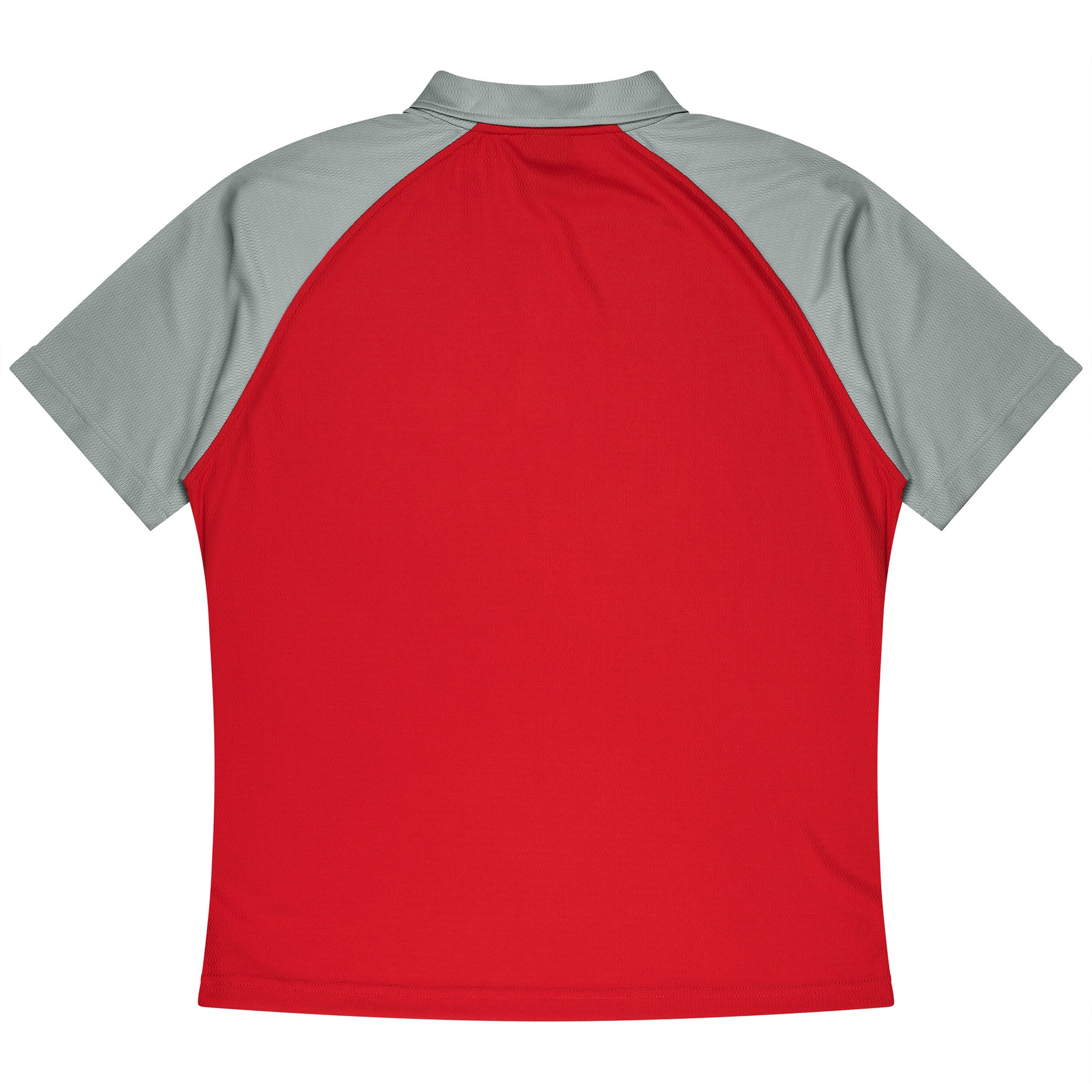 manly kids polo in red silver