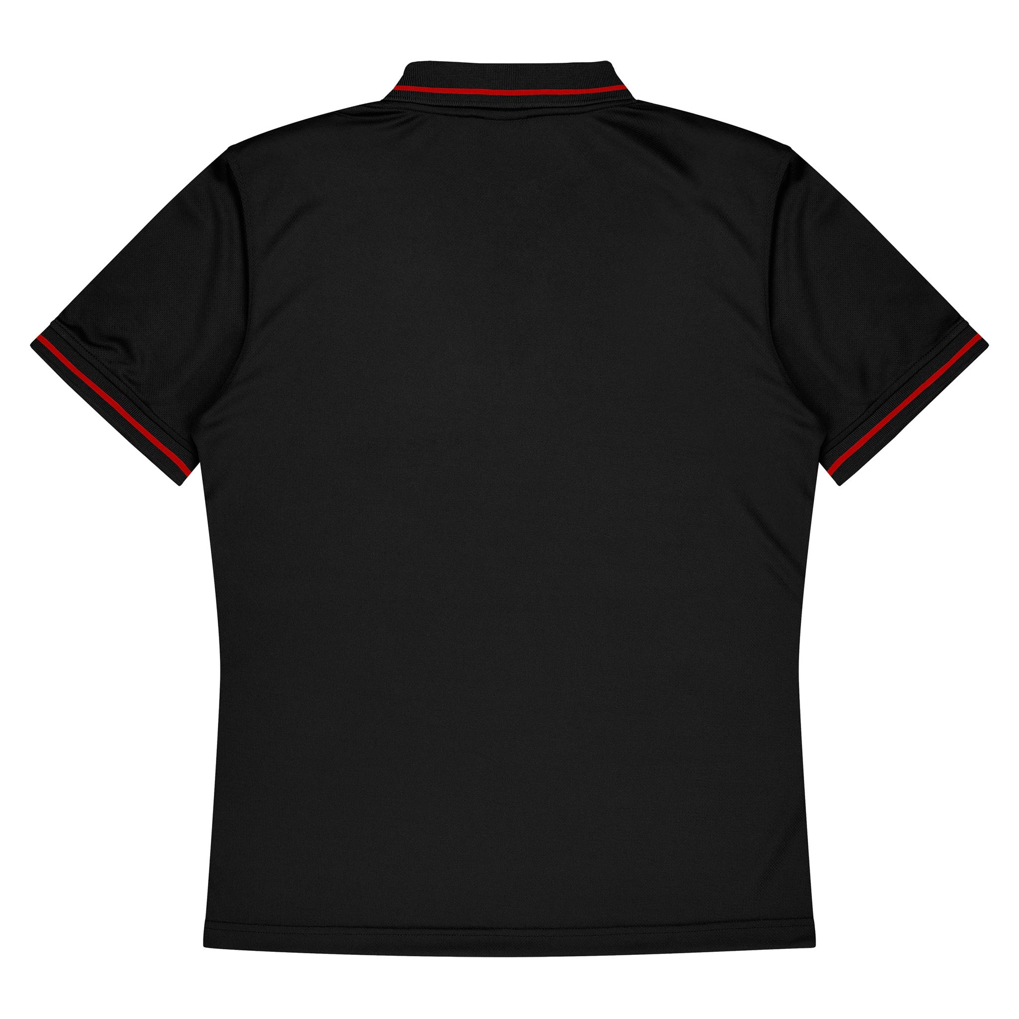 cottesloe kids polo in black red