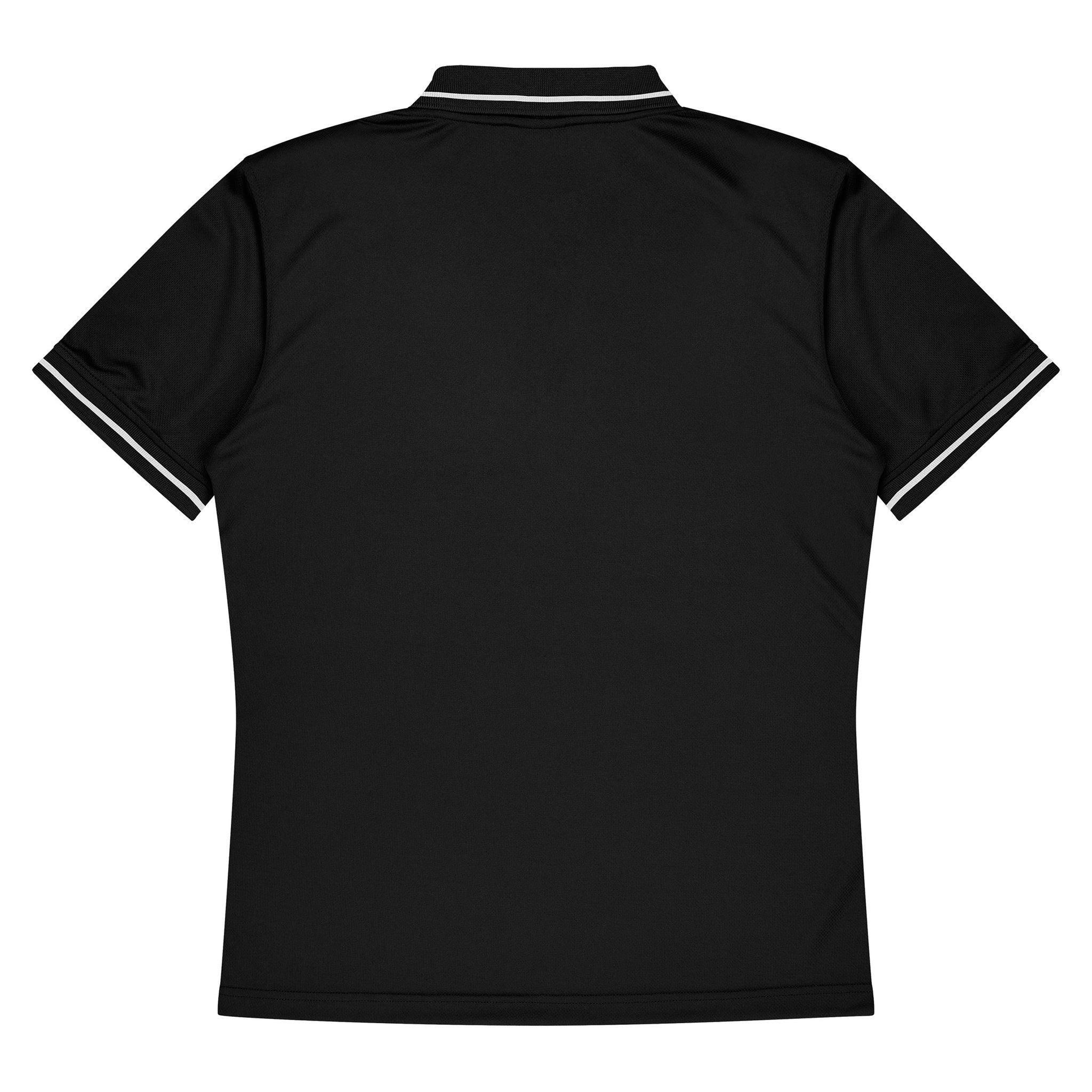 cottesloe kids polo in black white