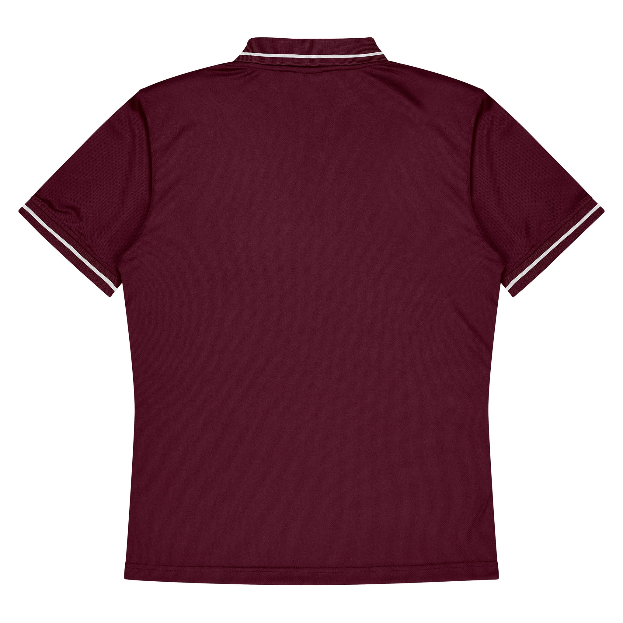 cottesloe kids polo in maroon white