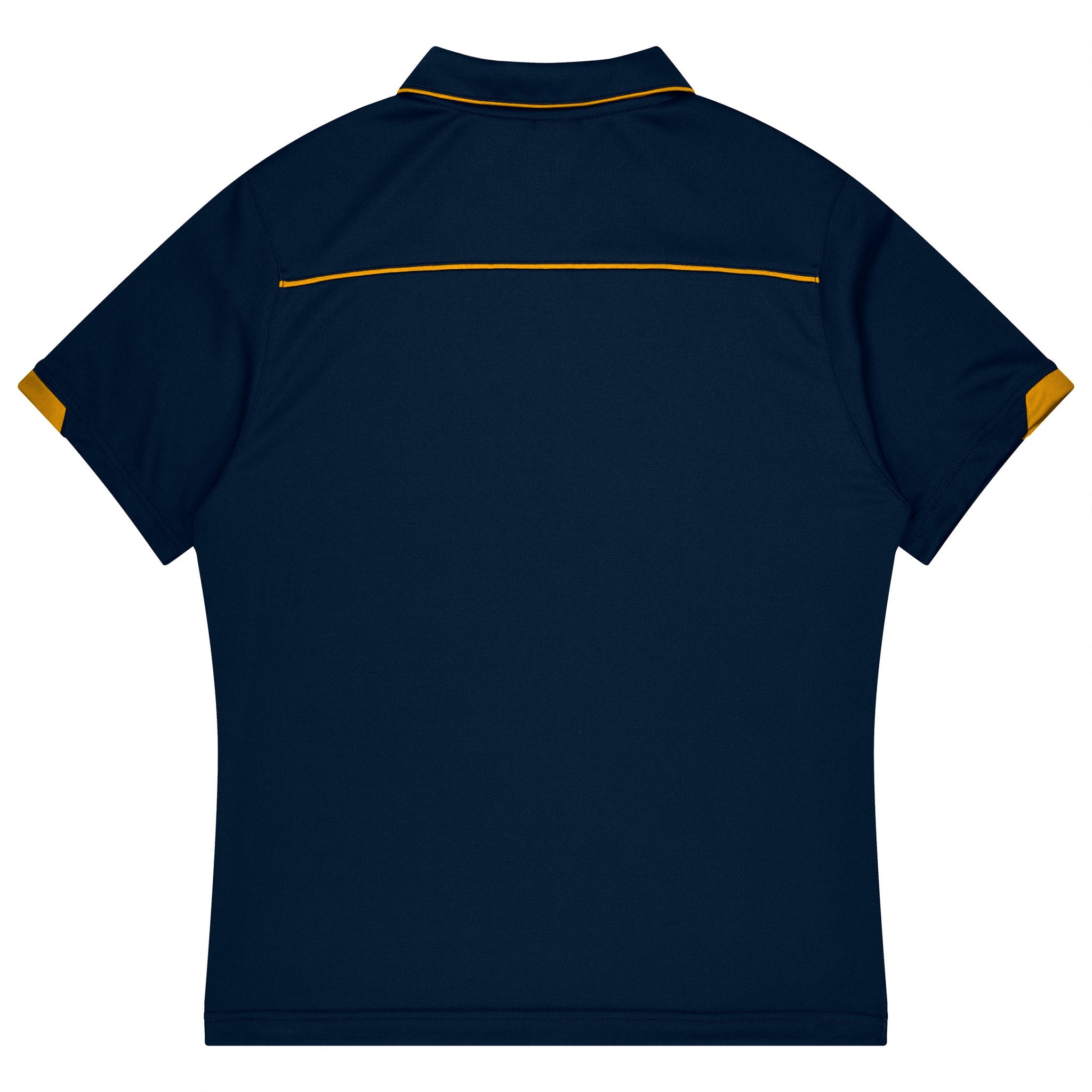 aussie pacific currumbin mens polos in navy gold