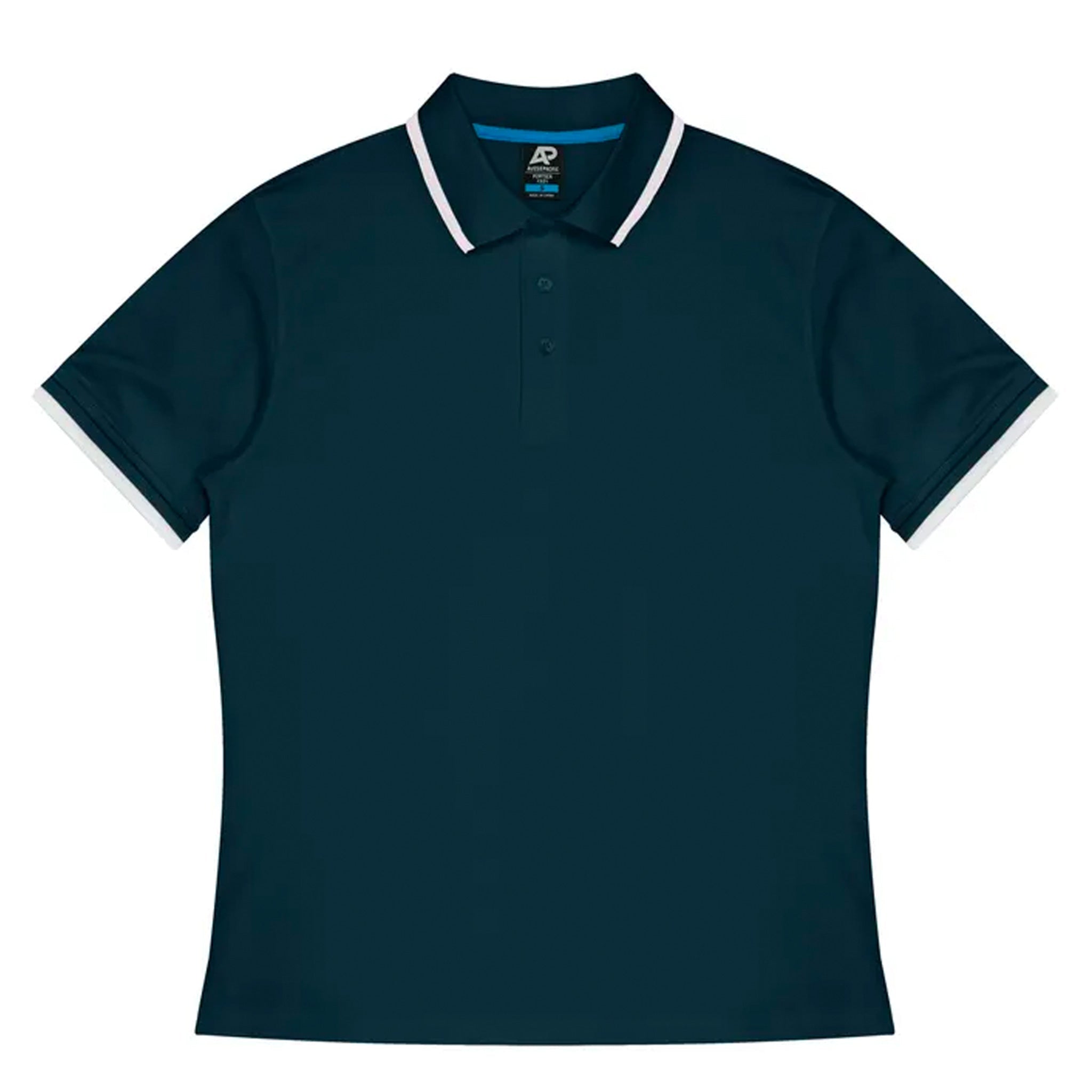 aussie pacific portsea mens polos in navy white