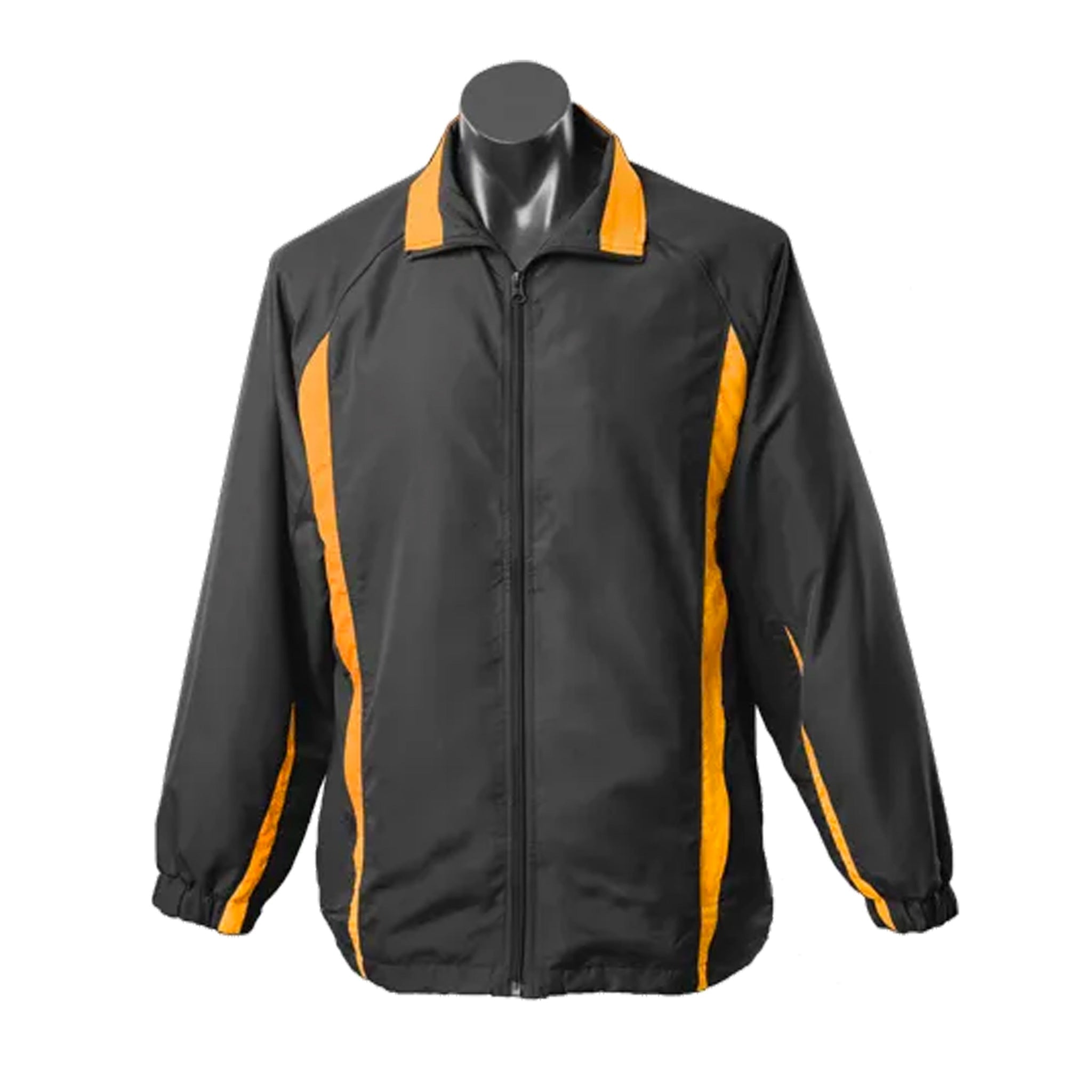 aussie pacific eureka mens tracktops in black gold