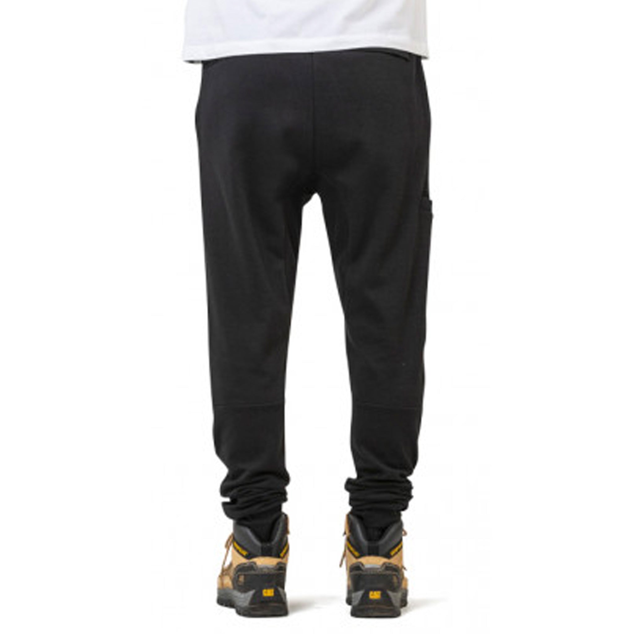 cat workwear track pants in black