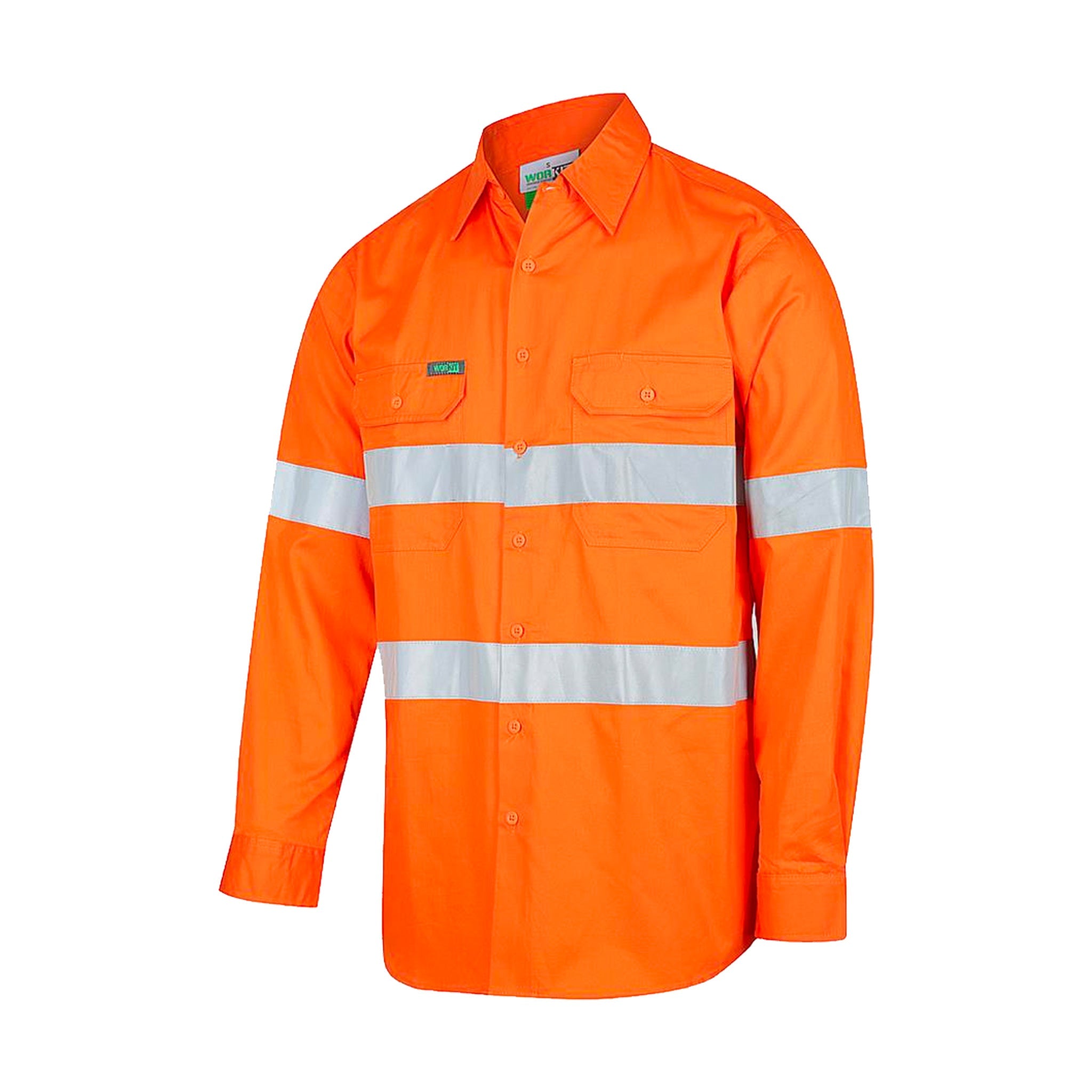 hi vis lightweight taped shirt in orange