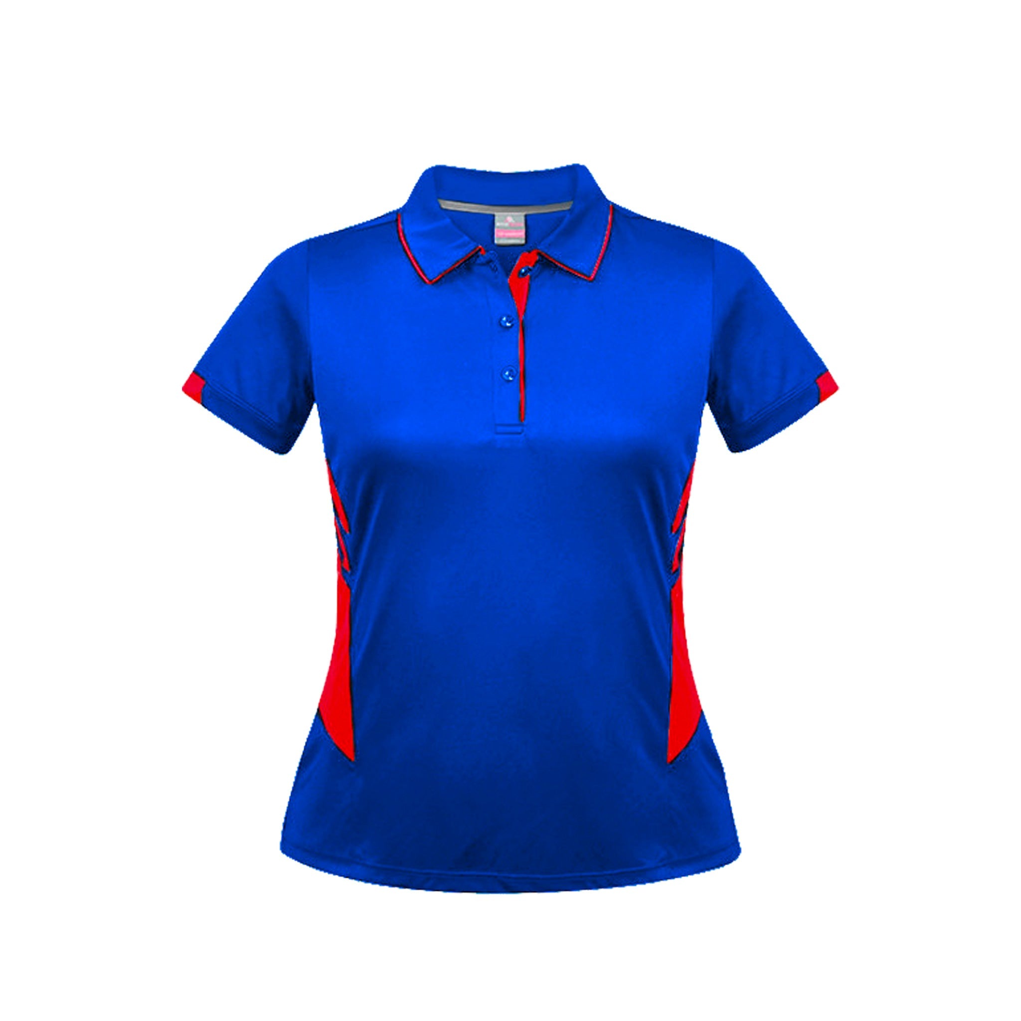 ladies tasman polo in royal red