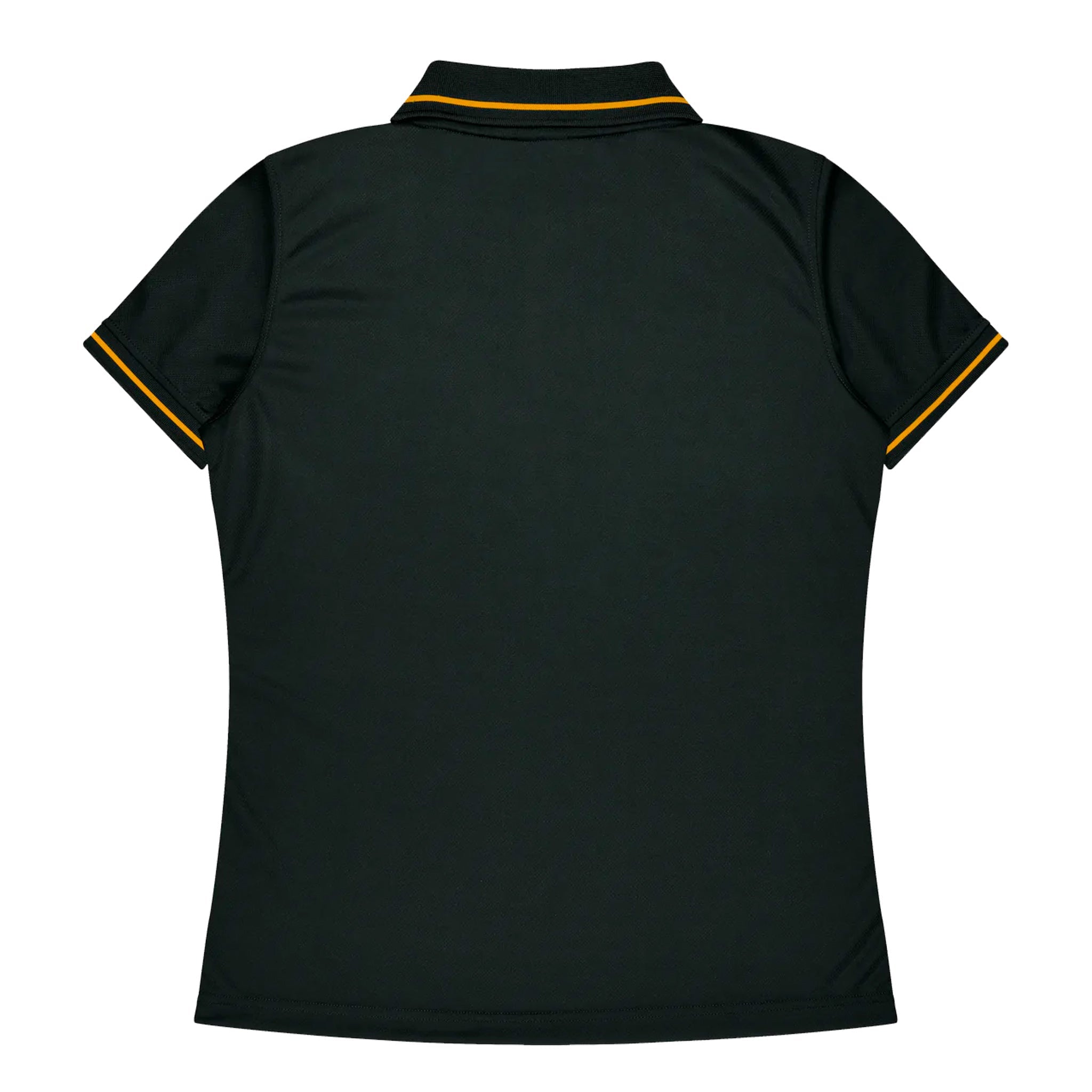 cottesloe ladies polo in black gold